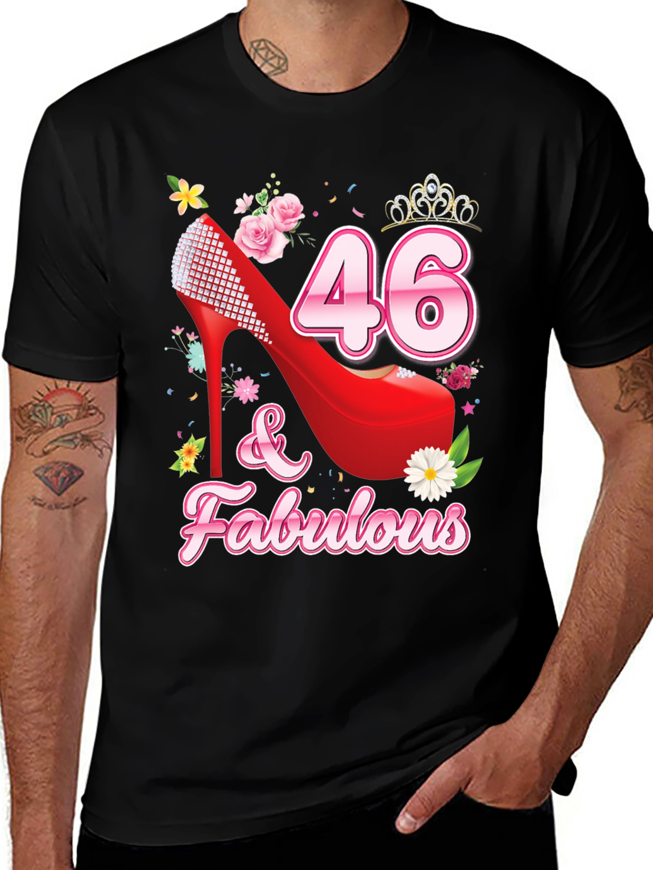 Variant 9 of 46 & Fabulous Birthday Graphic Tee