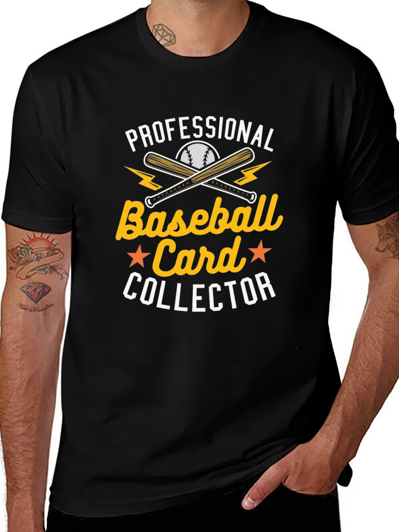 Variant 3 of Baseball Card Collector T-Shirt