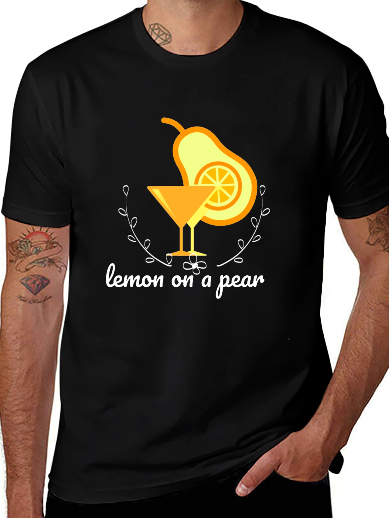 Variant 10 of Lemon on a Pear Graphic T-Shirt