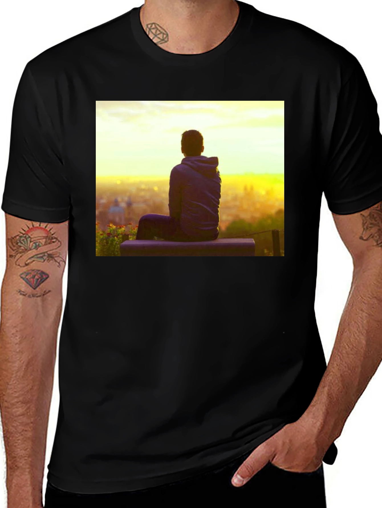 Variant 29 of Solitude View T-Shirt - Men's Graphic Tee