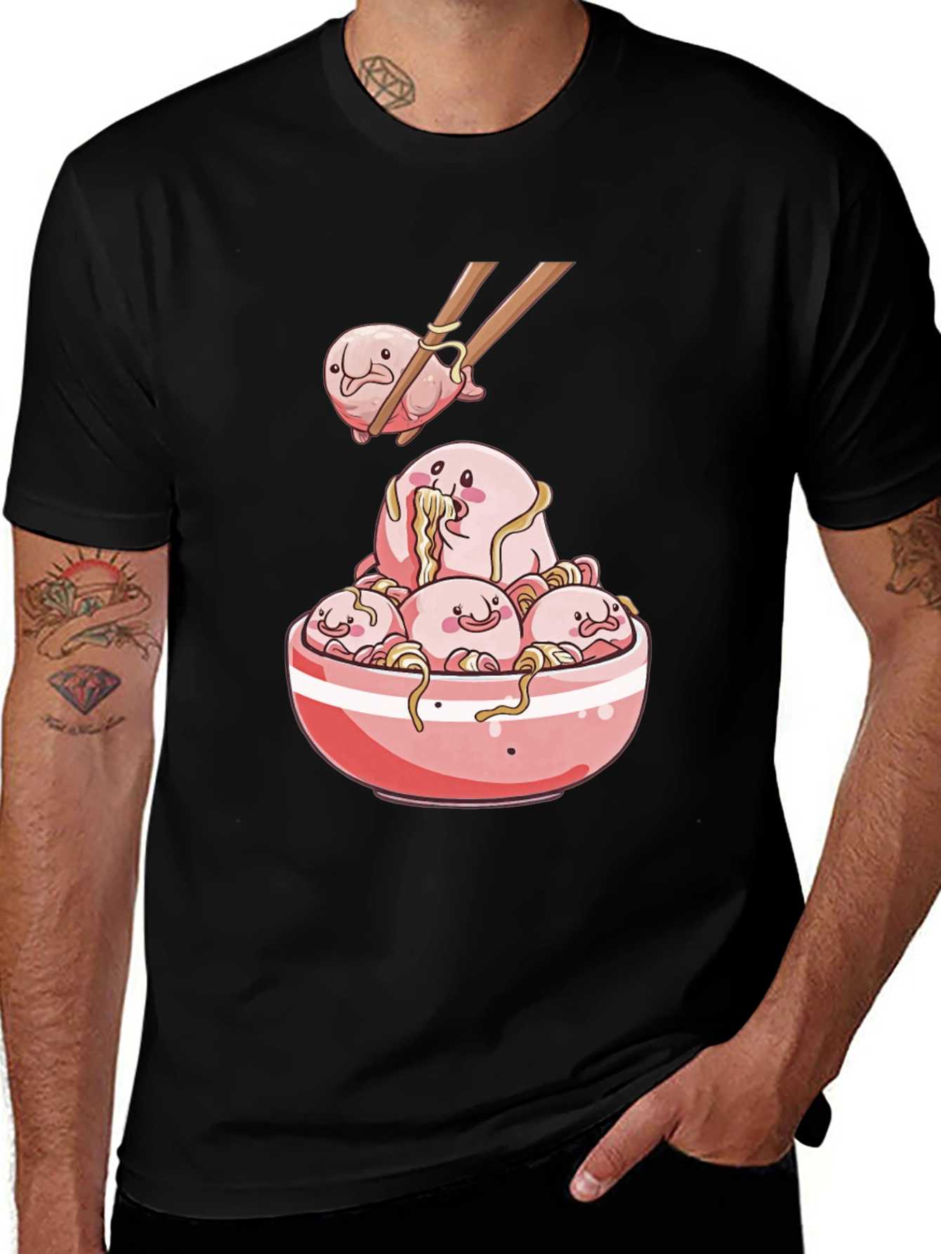 Variant 30 of Blobfish Ramen Funny T-Shirt