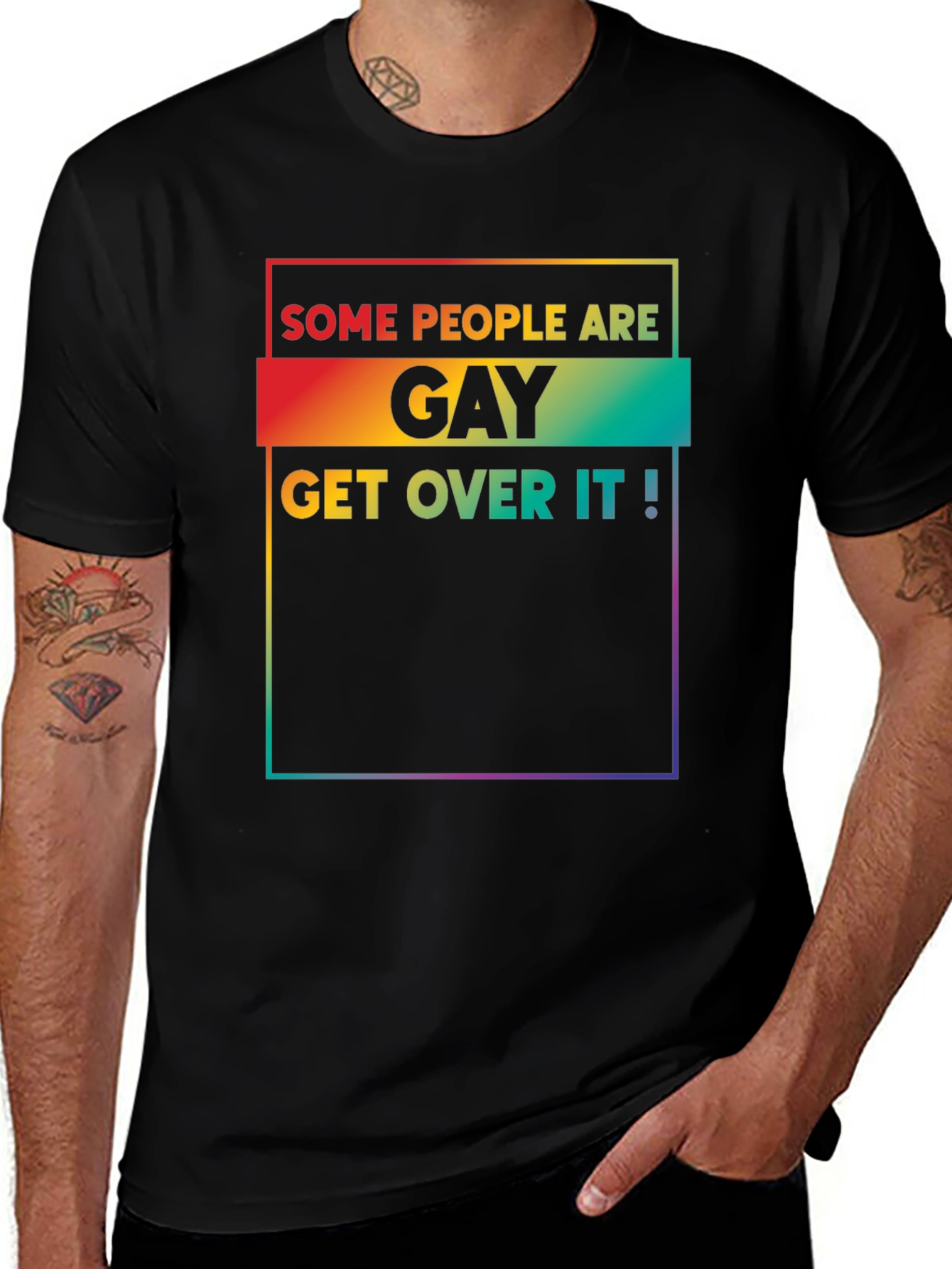 Variant 13 of Some People Are Gay Get Over It T-Shirt