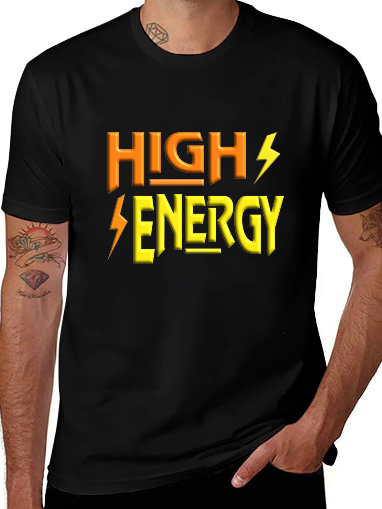 Variant 27 of High Energy Black T-Shirt