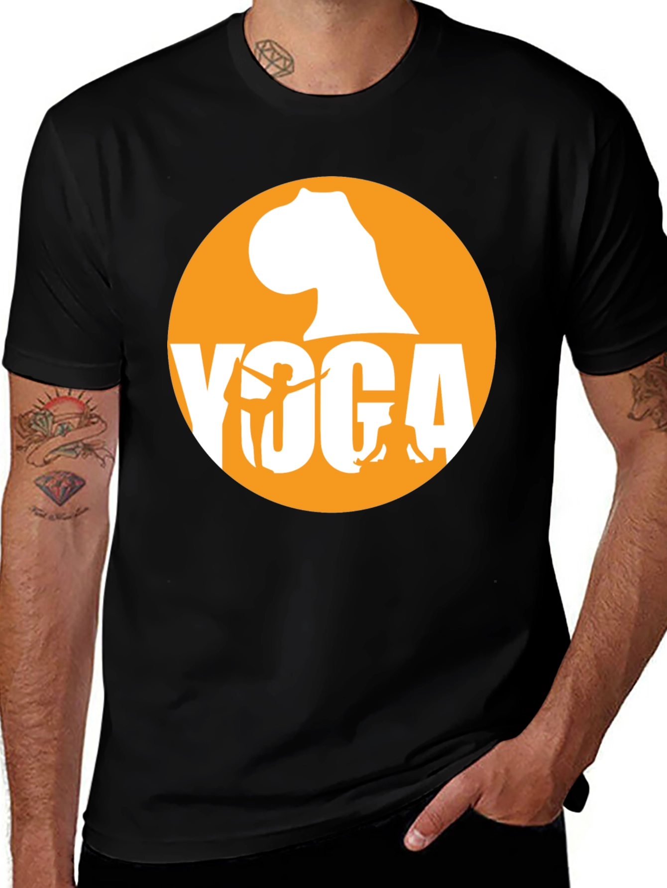 Variant 29 of Yoga Dinosaur T-Shirt - Fun Graphic Tee