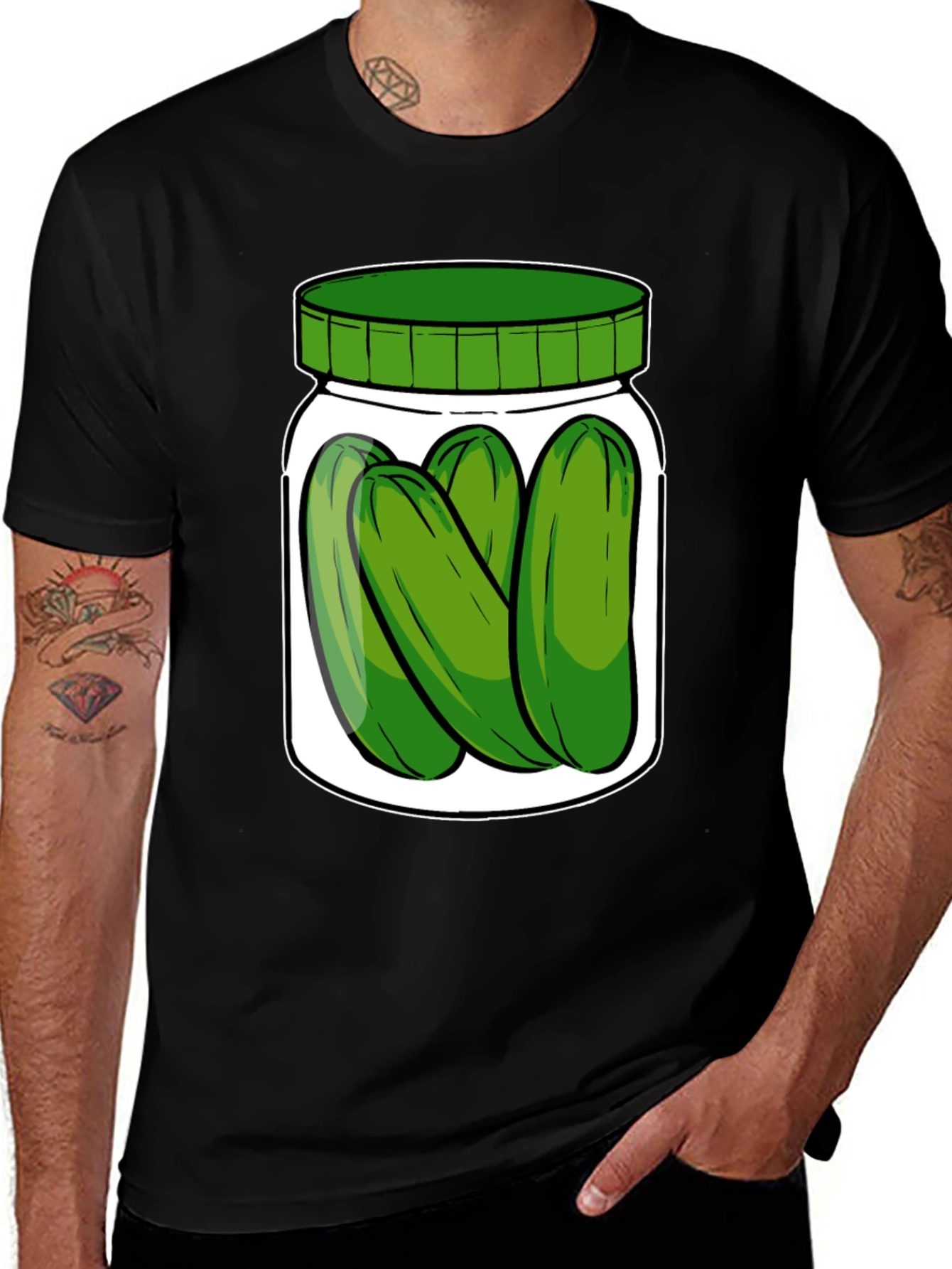 Variant 4 of Pickle Jar Graphic T-Shirt - Unisex Crew Neck