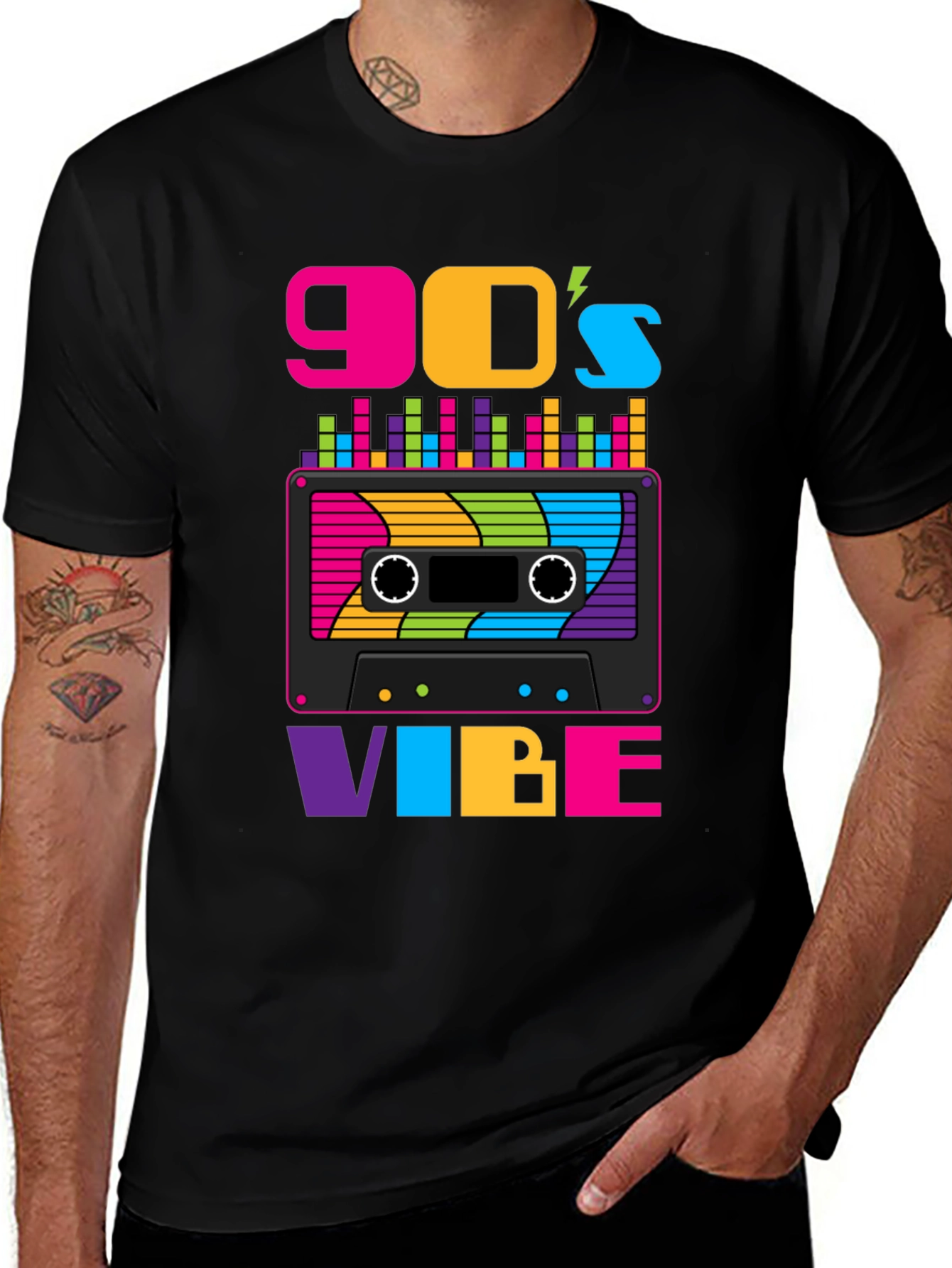 90's Vibe Cassette Graphic T-Shirt