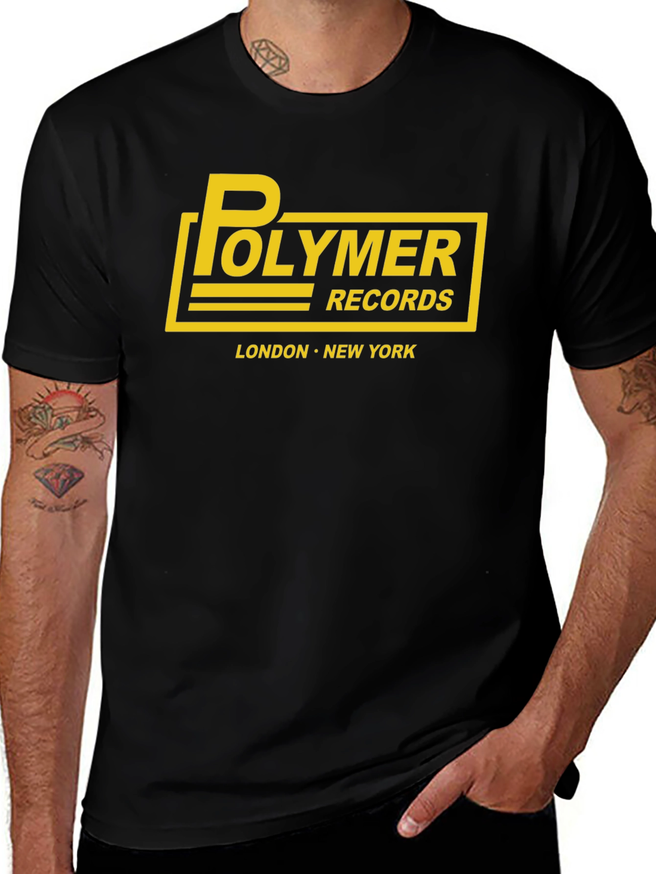 Polymer Records Graphic T-Shirt - London New York