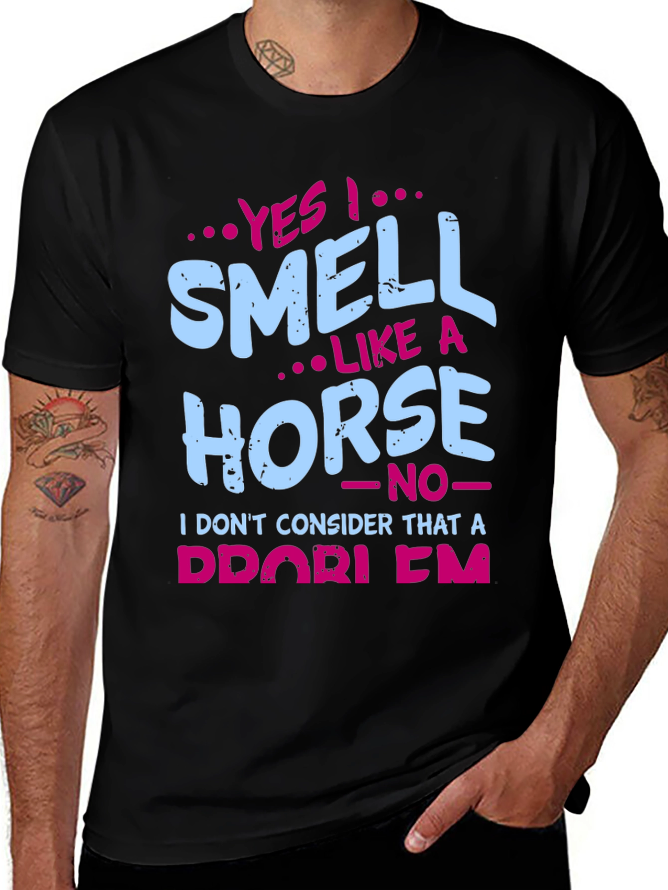 Variant 15 of Yes I Smell Like A Horse T-Shirt