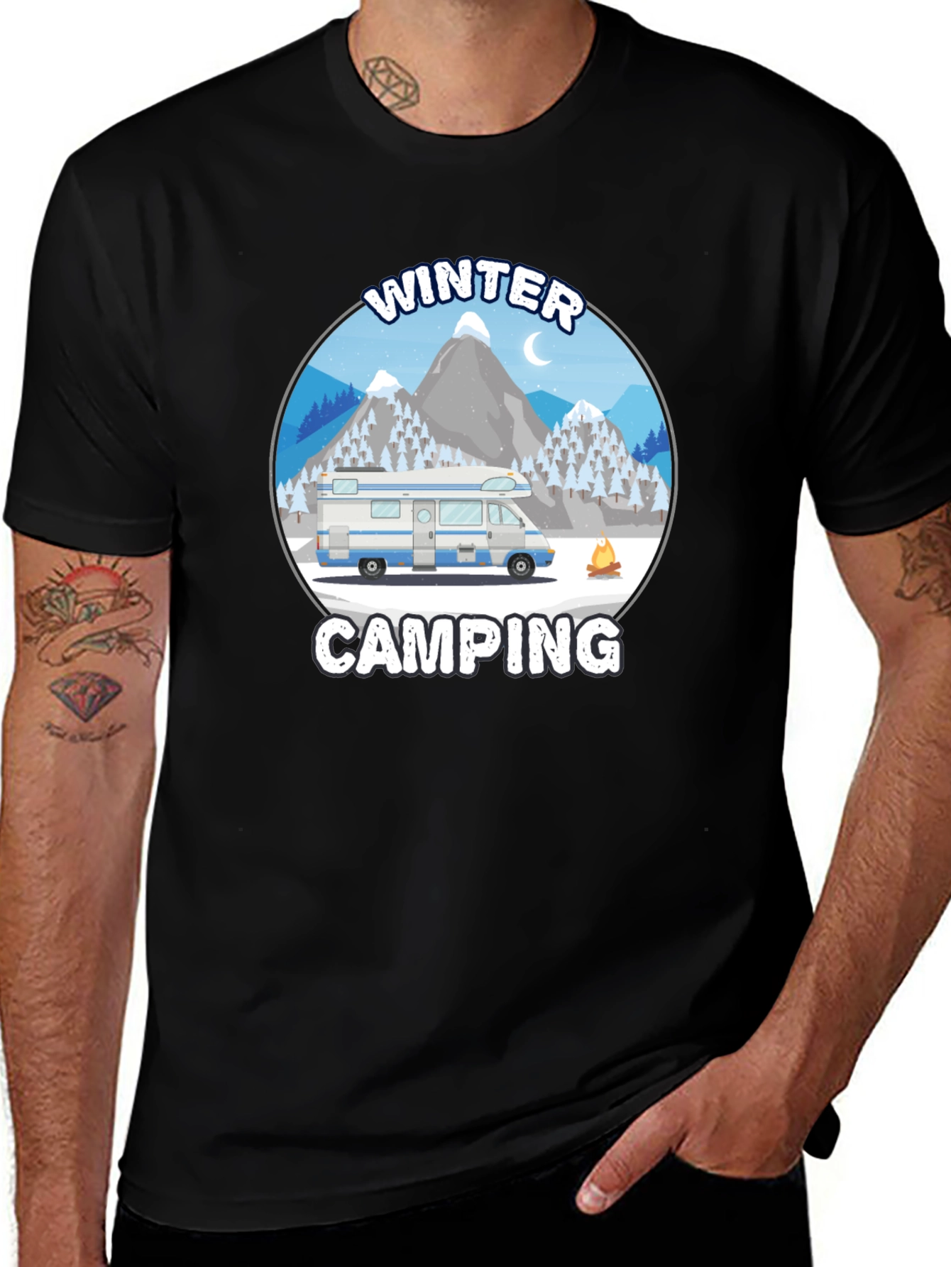 Variant 13 of Winter Camping Graphic Tee