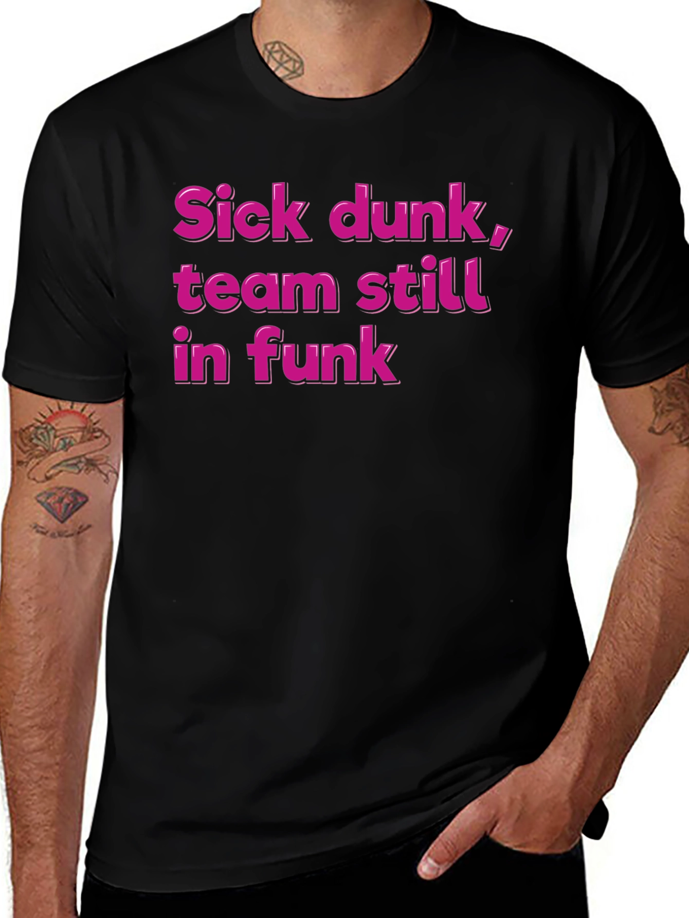 Variant 7 of Sick Dunk Basketball Graphic T-Shirt