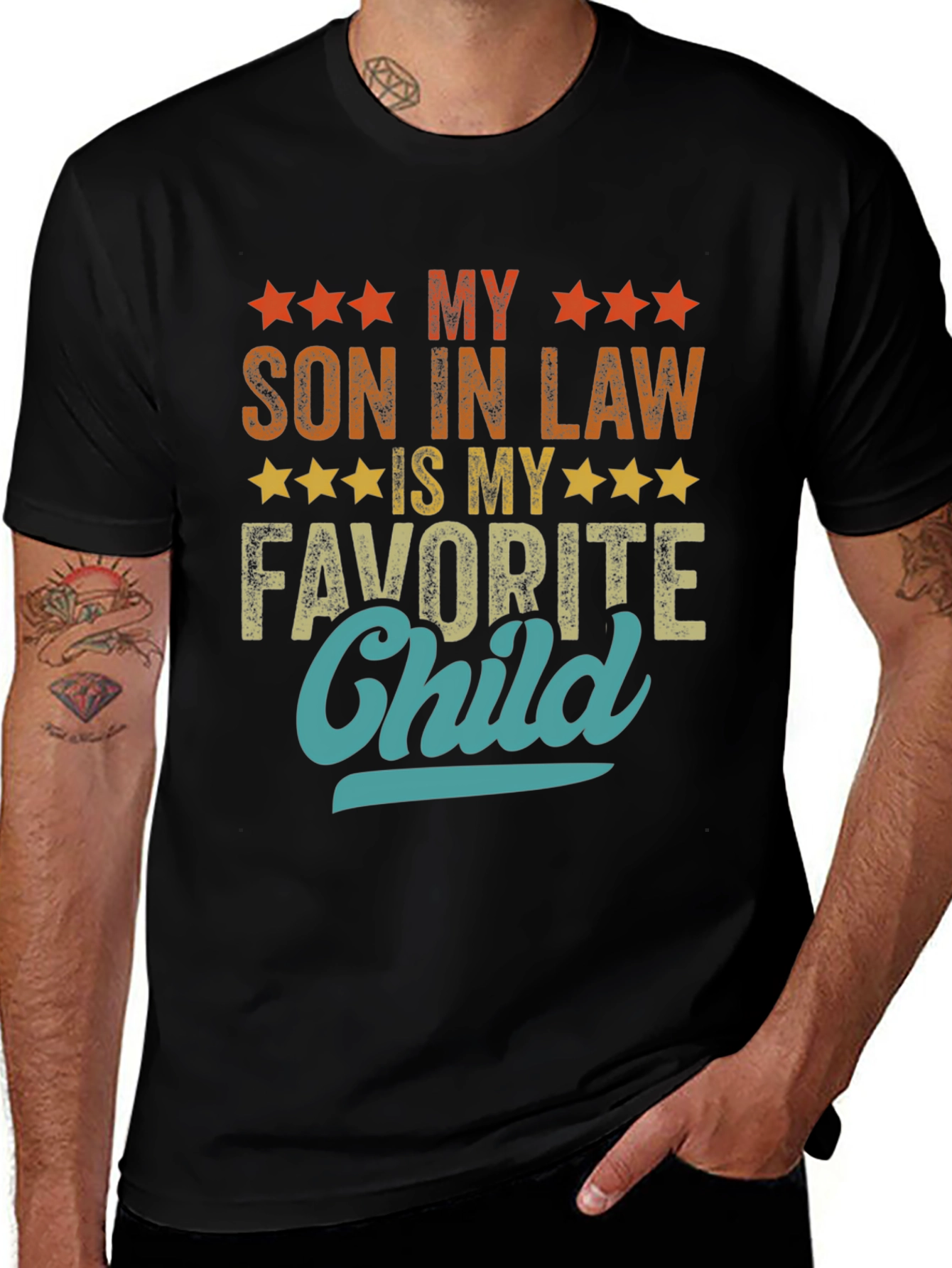 Variant 28 of Son-in-Law Favorite Child Graphic Tee