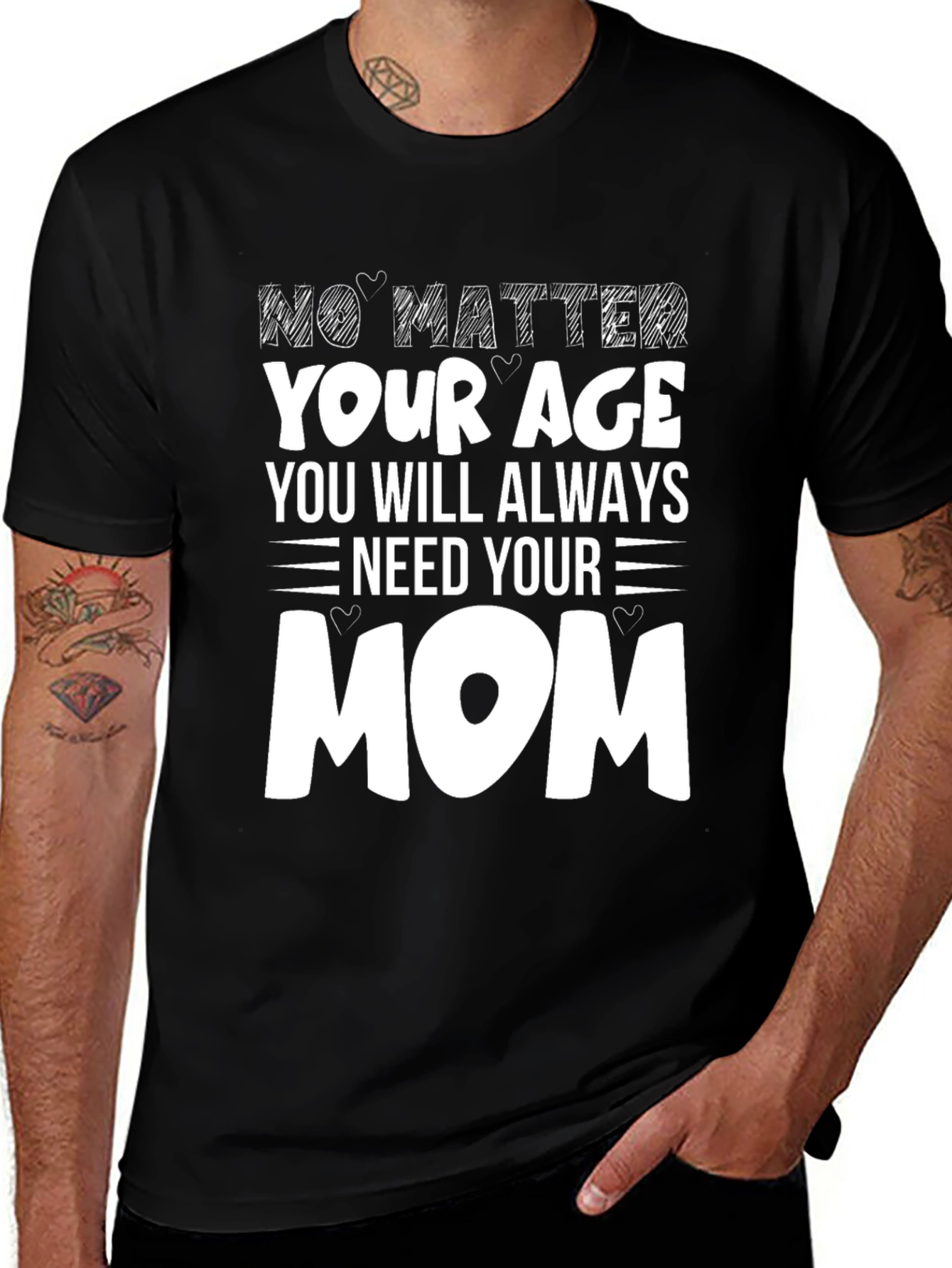 Variant 11 of No Matter Your Age, Need Your Mom T-Shirt