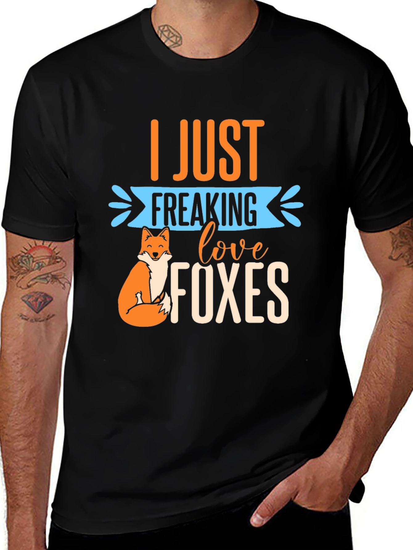 Variant 10 of I Just Freaking Love Foxes T-Shirt