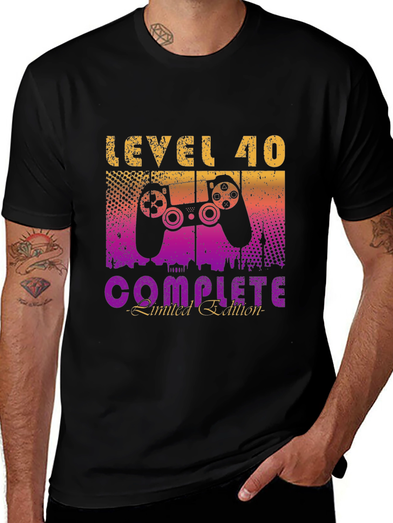 Variant 26 of Level 40 Complete Limited Edition Gaming T-Shirt