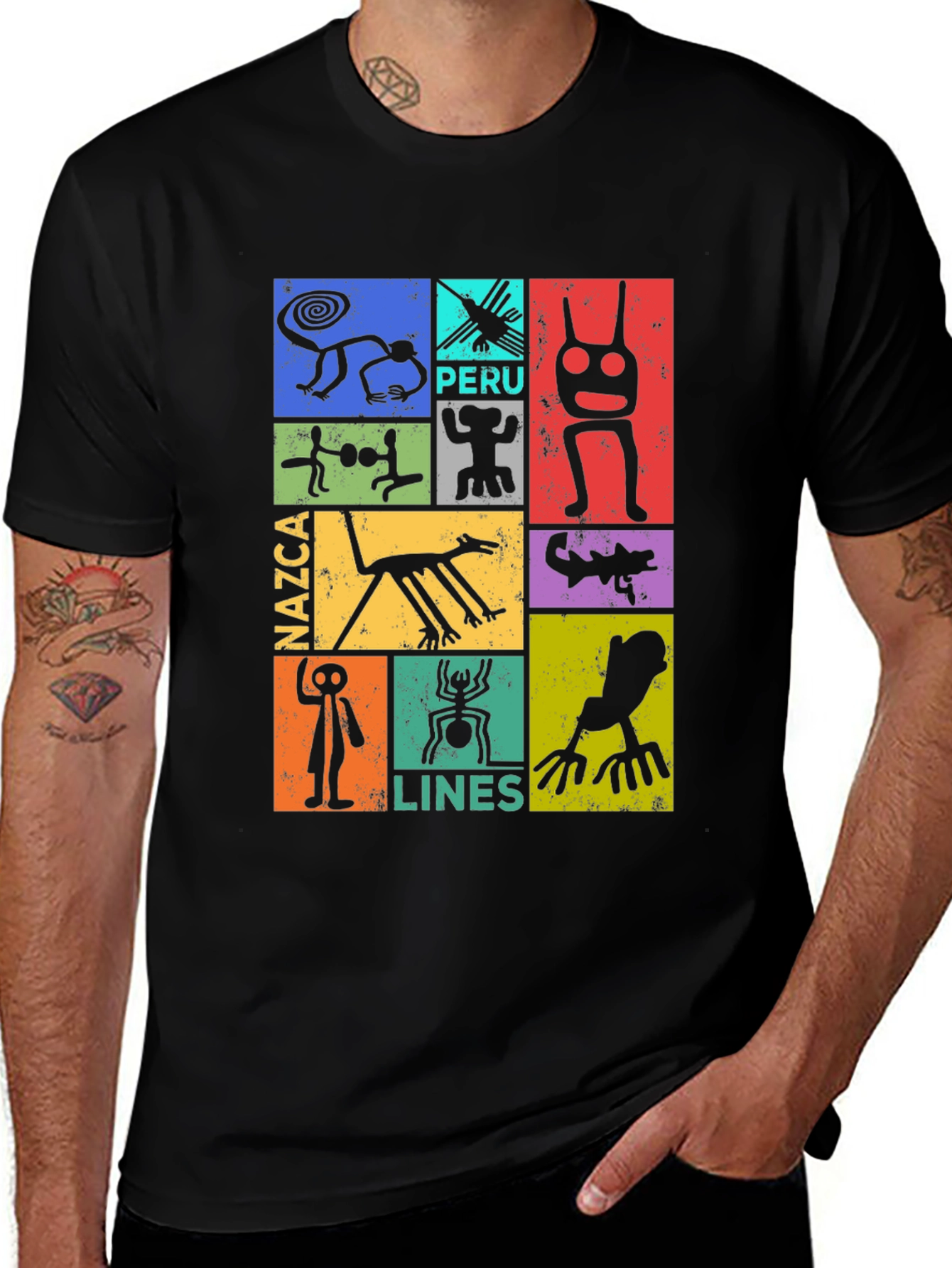 Nazca Lines Peru Graphic T-Shirt