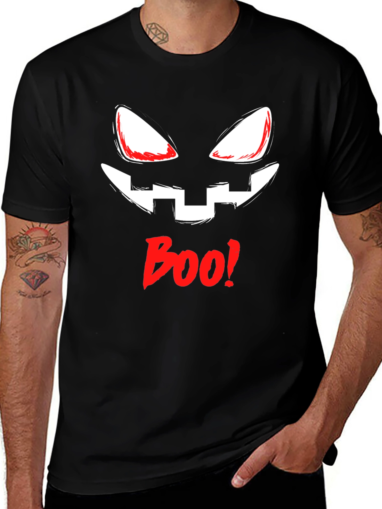 Halloween Pumpkin Face Boo! T-Shirt