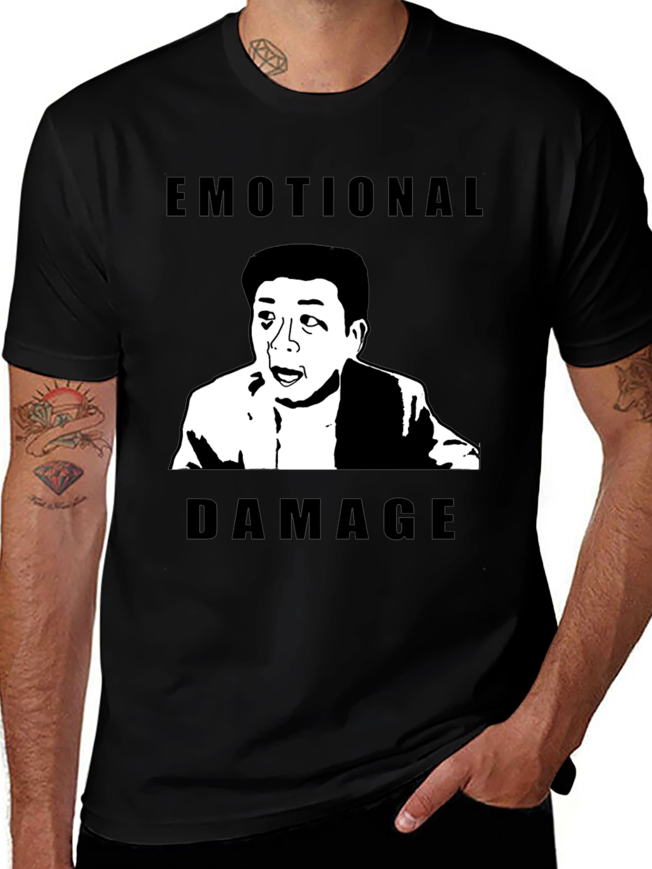 Variant 19 of Emotional Damage Meme T-Shirt Funny Graphic Tee