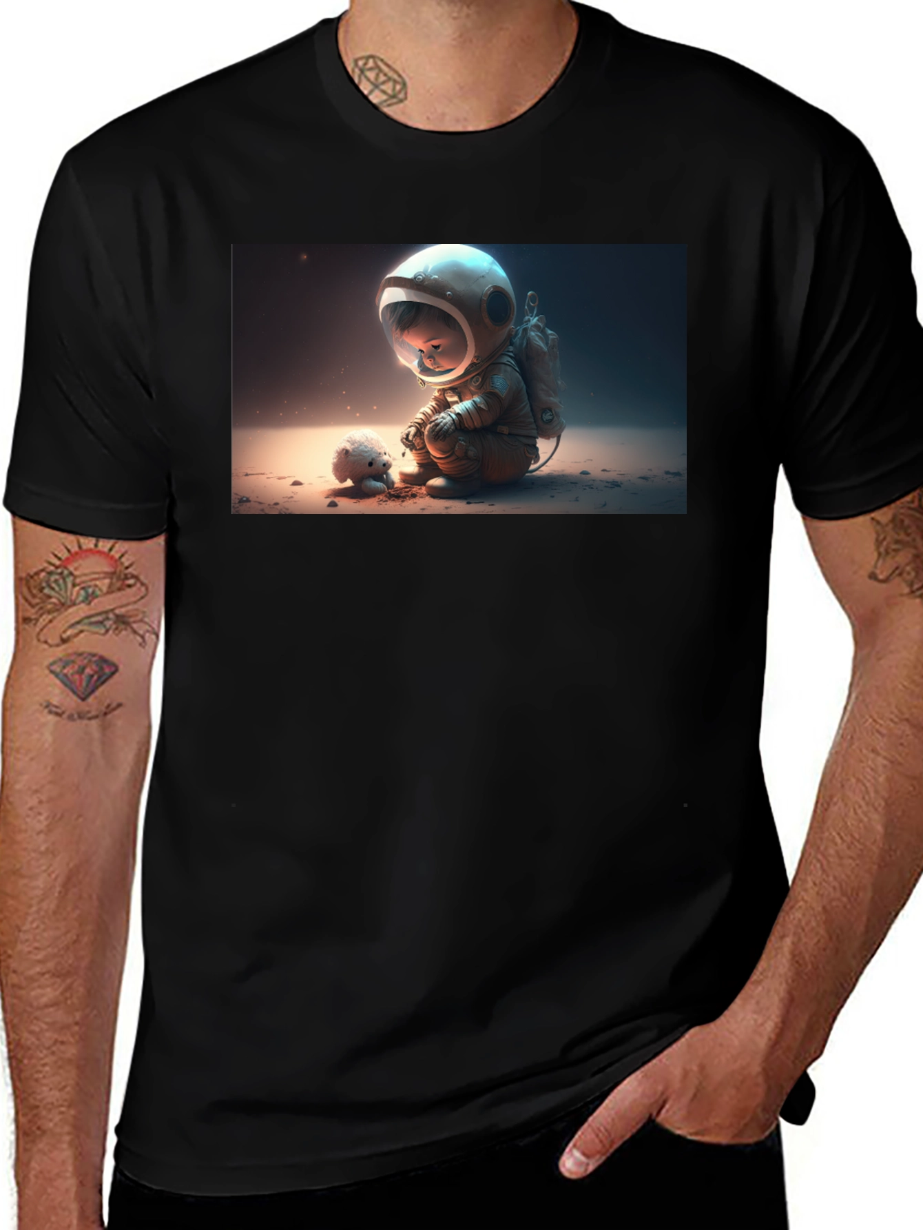 Variant 13 of Astronaut Kid Graphic T-Shirt