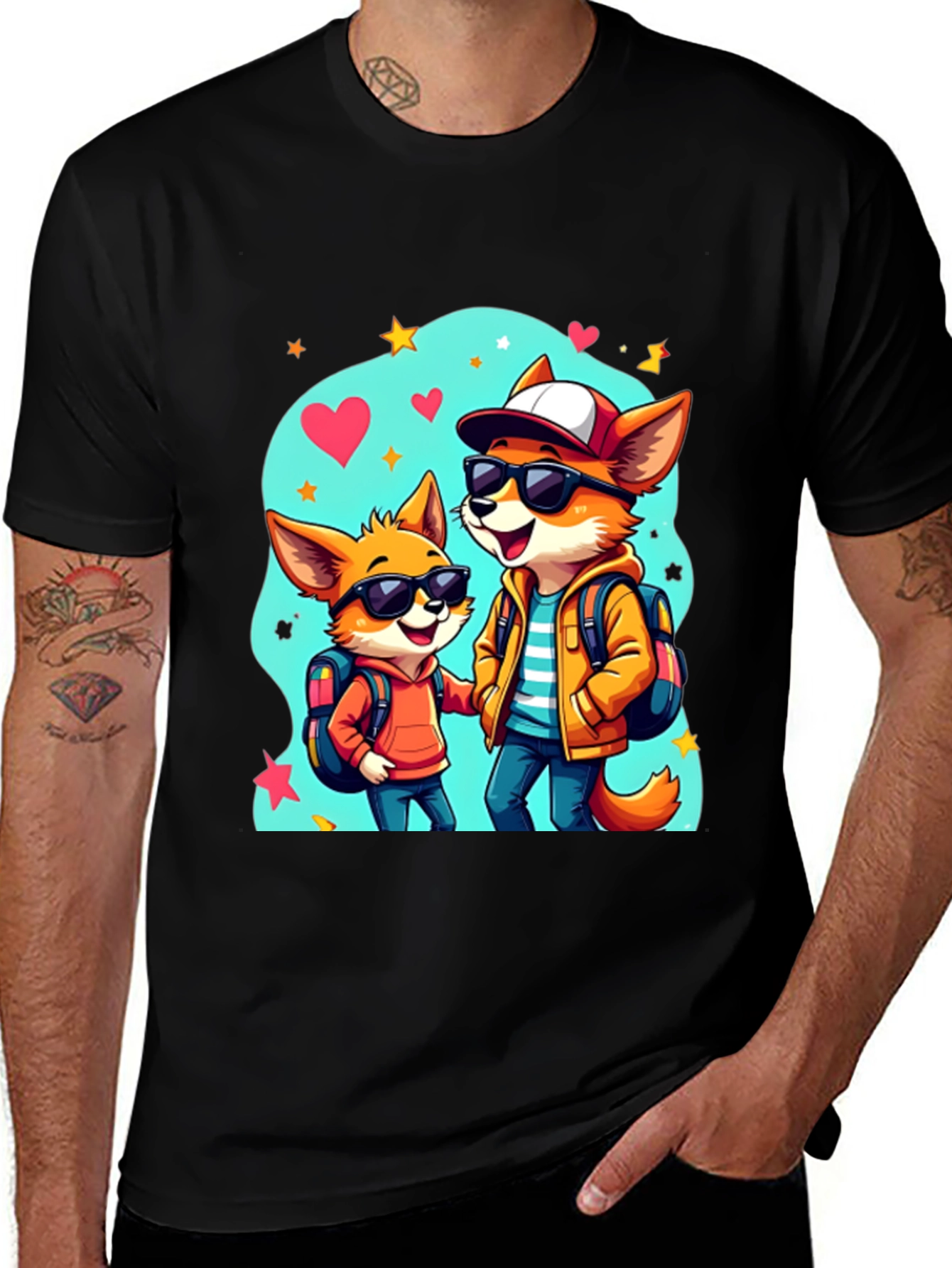 Fun Fox Family T-Shirt