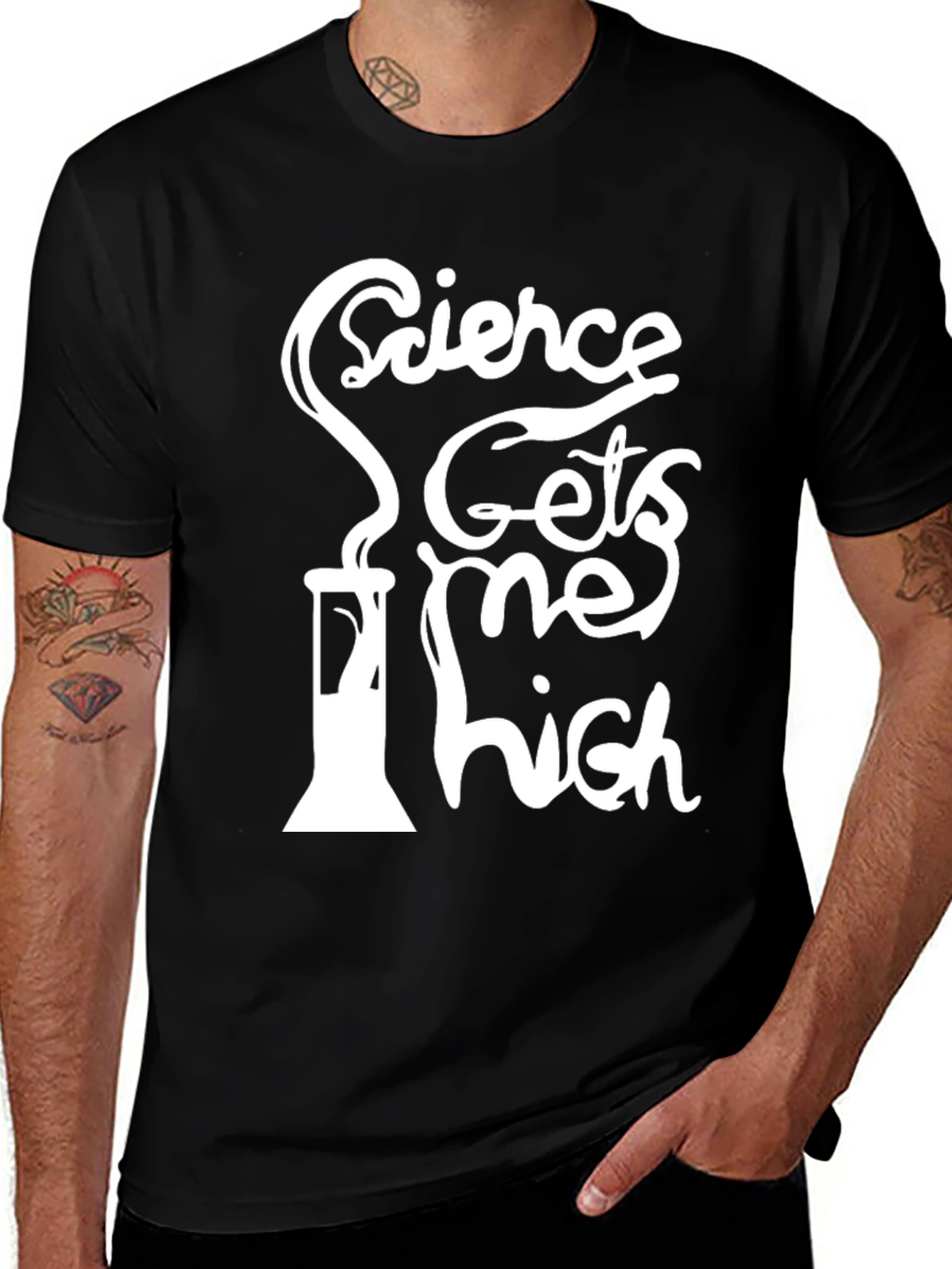 Variant 30 of Science Gets Me High Graphic T-Shirt