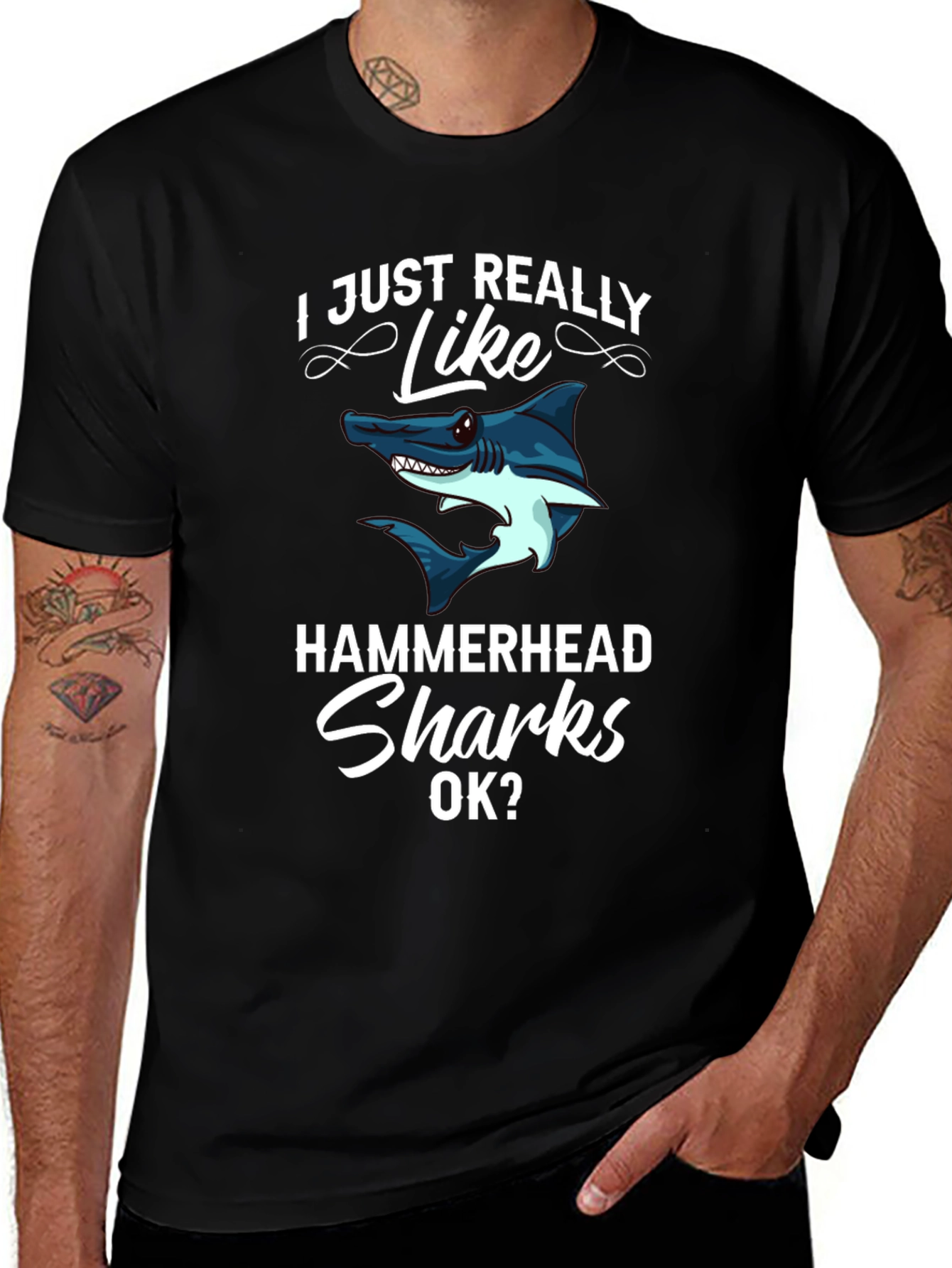 Variant 17 of Hammerhead Sharks Graphic T-Shirt