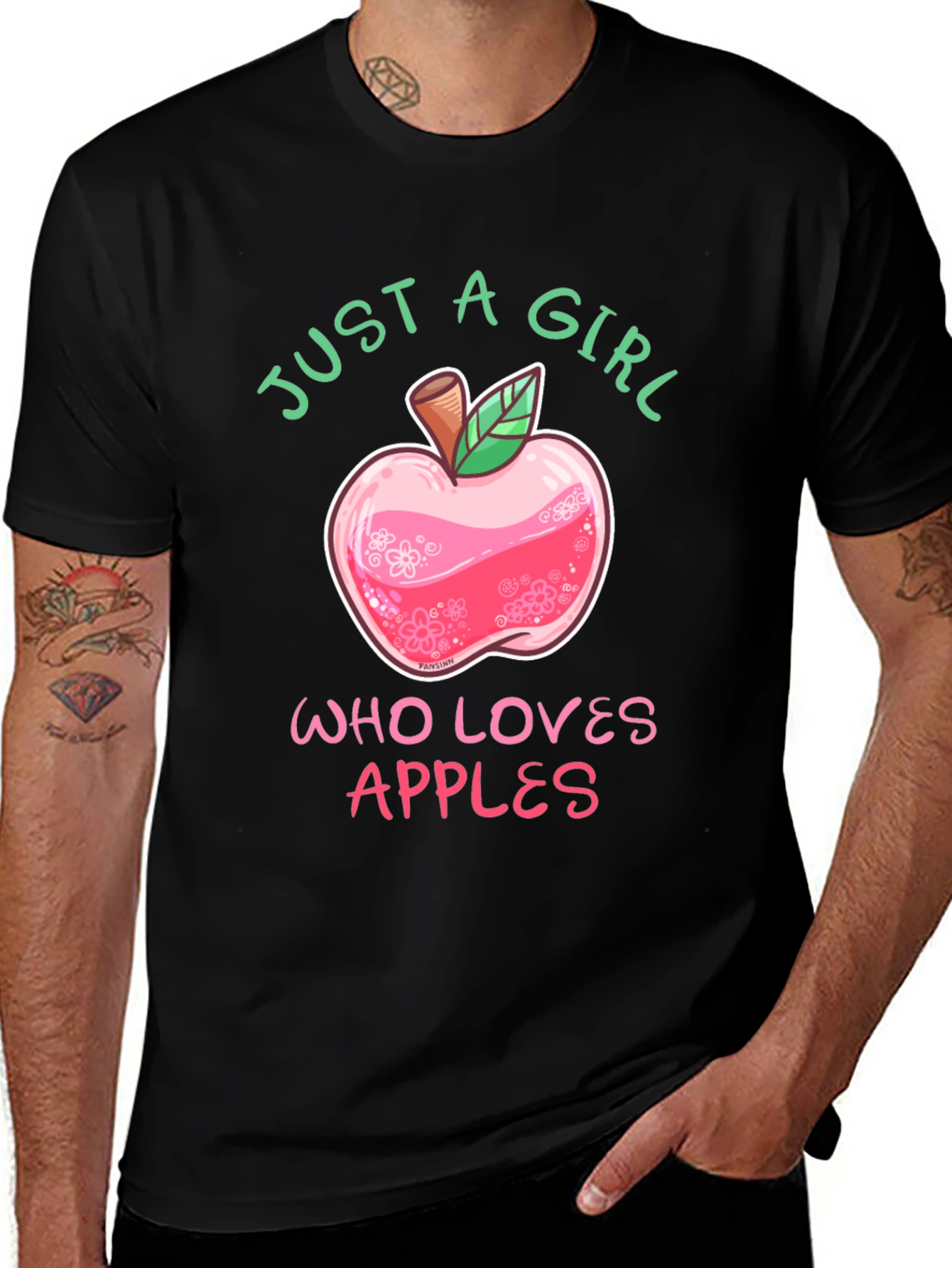 Variant 10 of Just A Girl Who Loves Apples T-Shirt