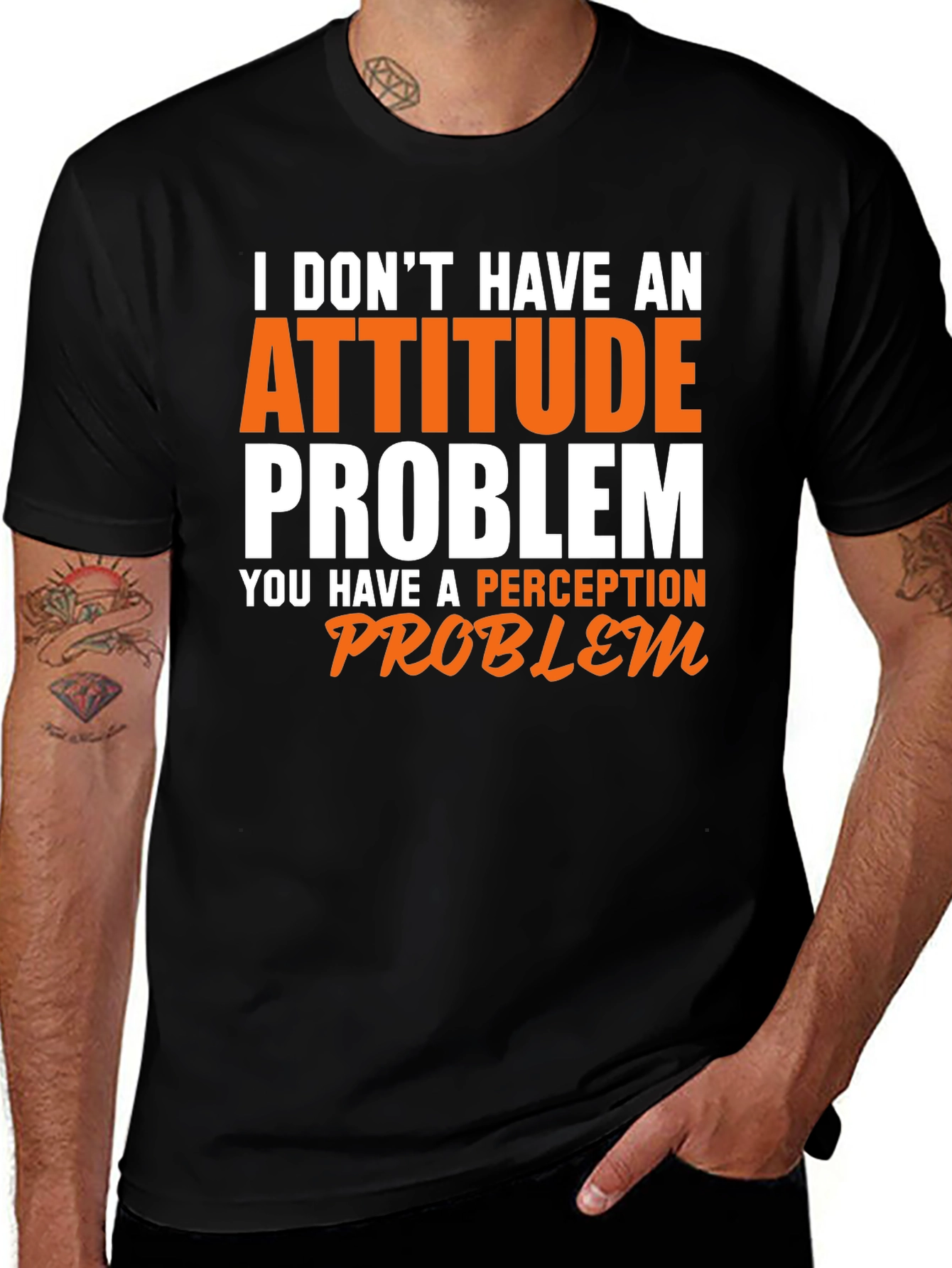 Variant 28 of Attitude Problem Graphic Tee - Men's Short Sleeve T-Shirt