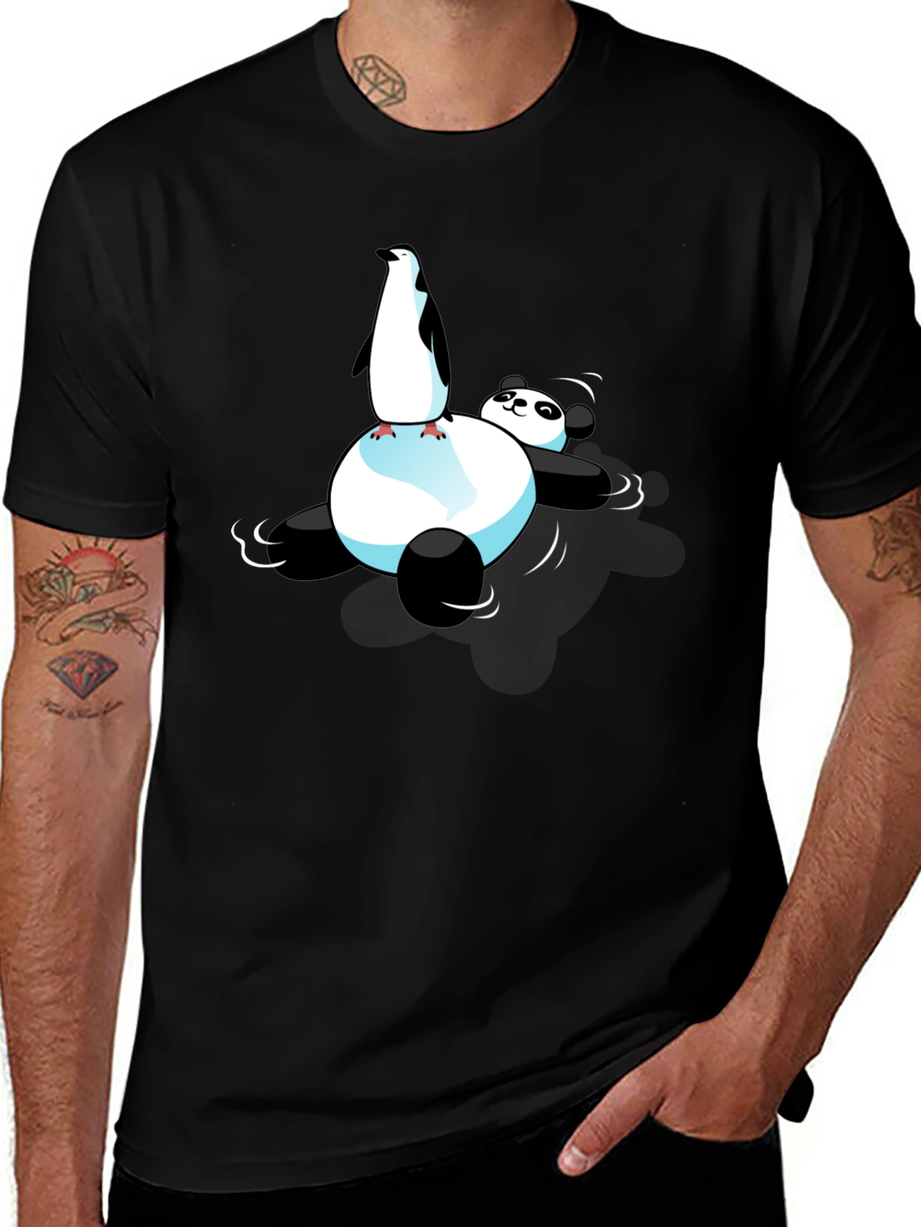 Variant 3 of Penguin Panda Relax T-Shirt