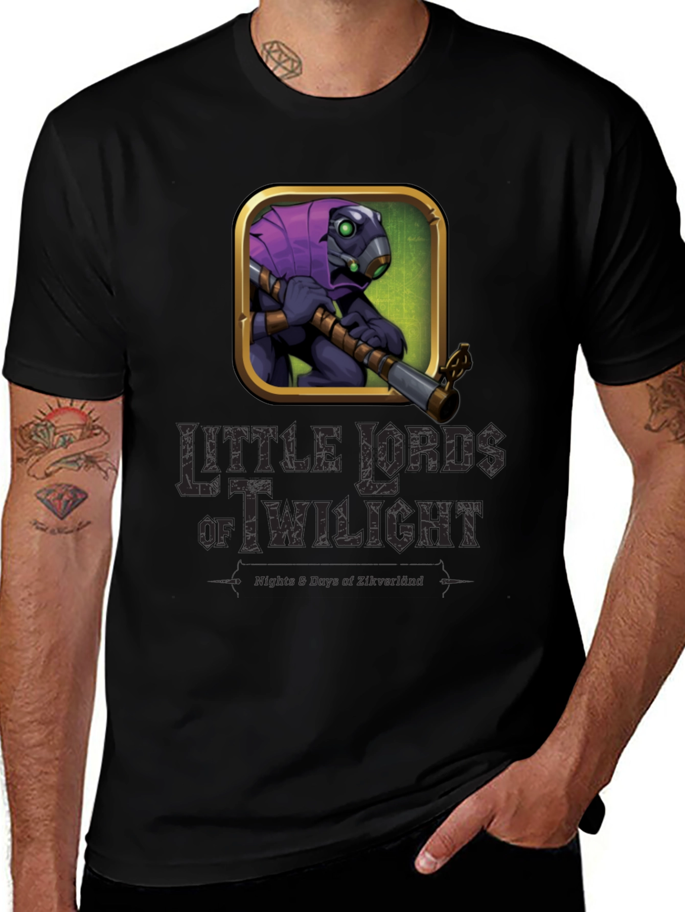 Little Lords of Twilight Black T-Shirt