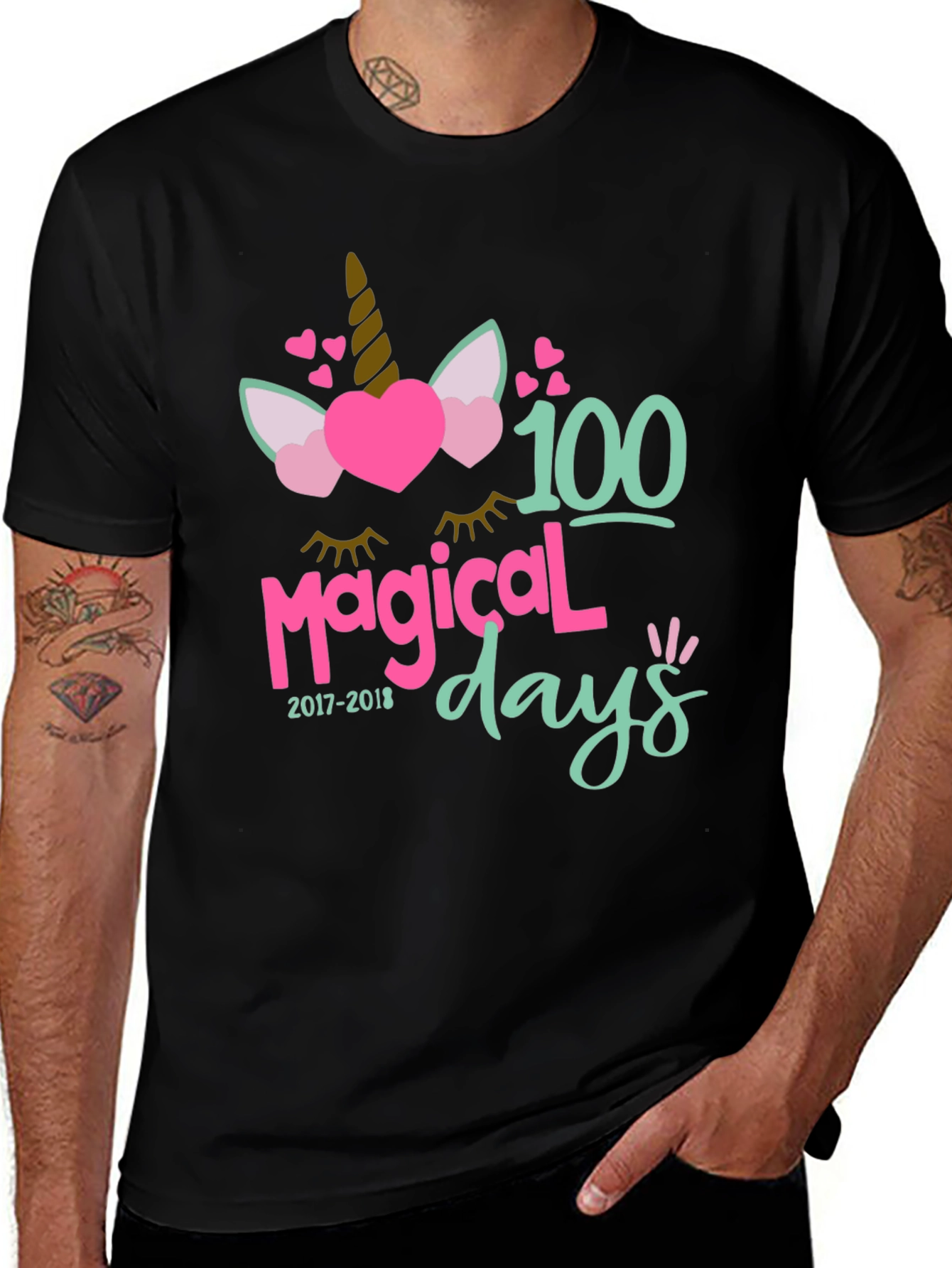 Variant 30 of 100 Magical Days Unicorn T-Shirt