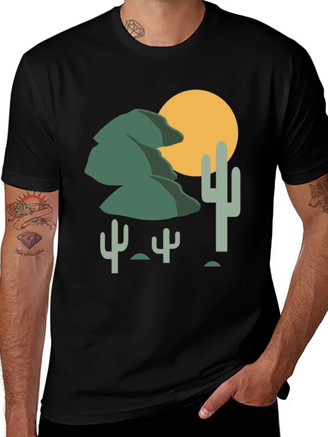 Variant 2 of Desert Graphic Tee - Unisex Crew Neck