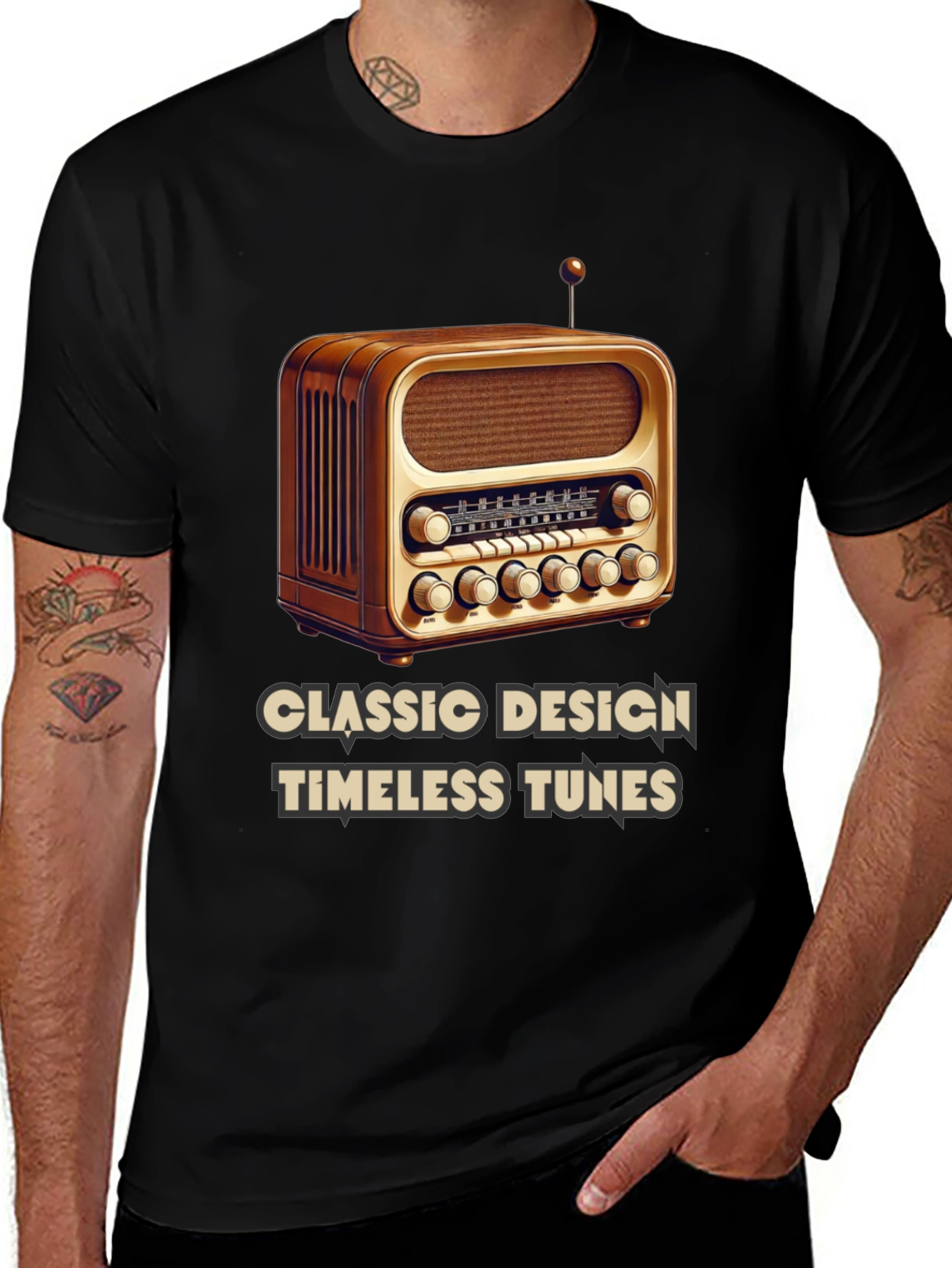 Variant 30 of Classic Radio T-Shirt - Timeless Tunes