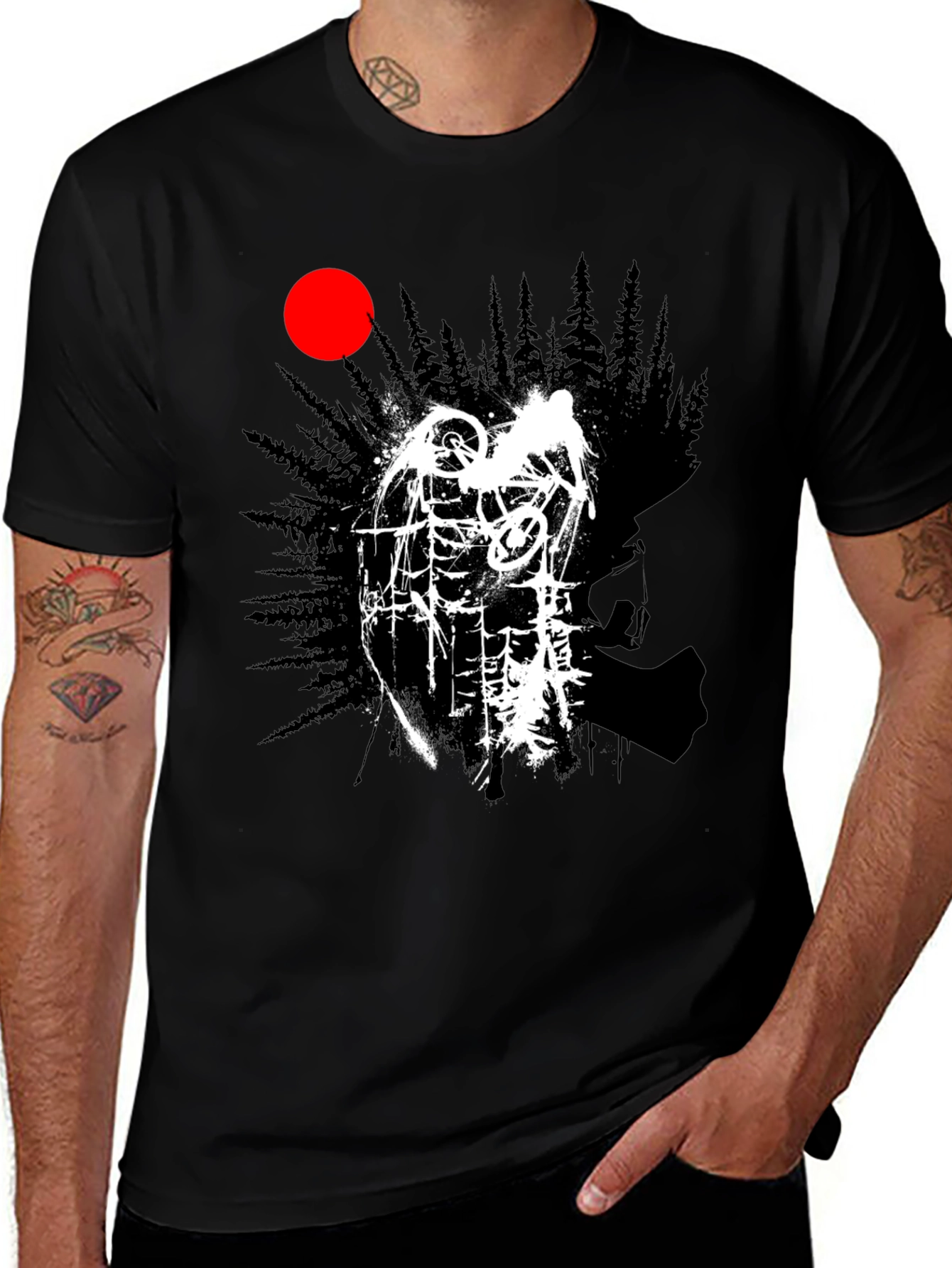 Variant 3 of Mountain Bike Graphic Tee - Adventure Awaits!