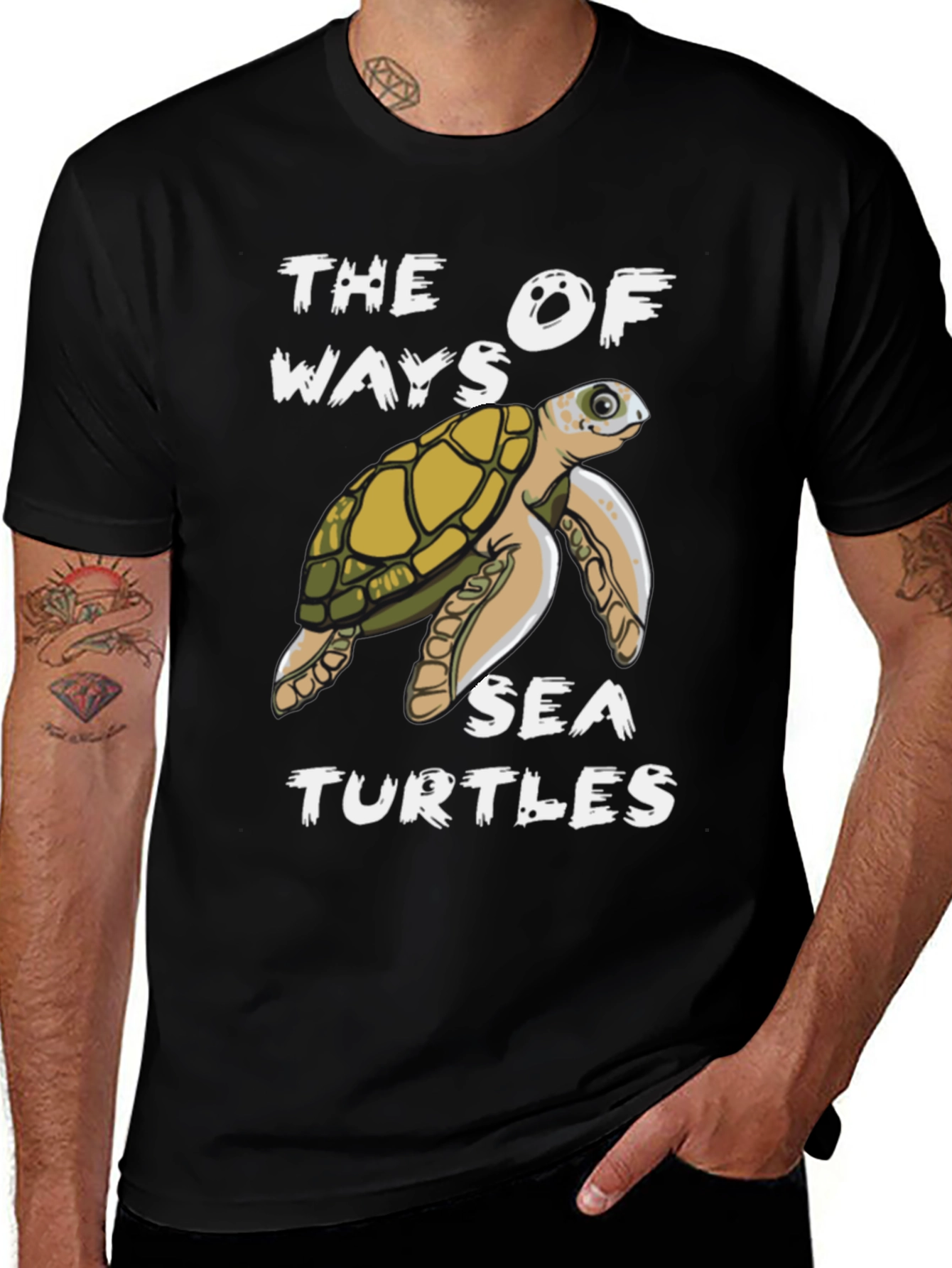 Variant 17 of Sea Turtle Graphic Tee