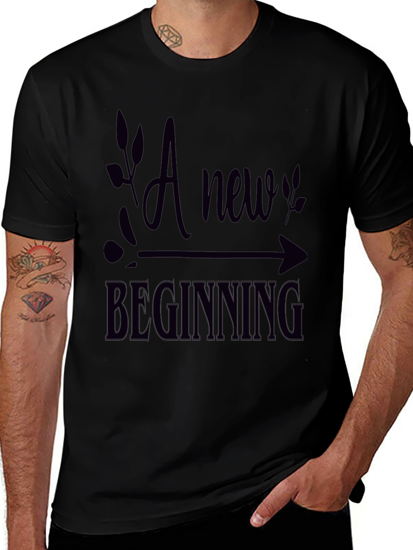 Variant 6 of New Beginning Graphic Tee - Unisex Soft Cotton T-Shirt