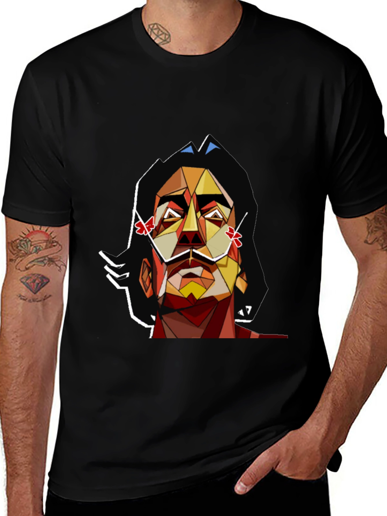 Variant 14 of Geometric Salvador Dali Graphic T-Shirt