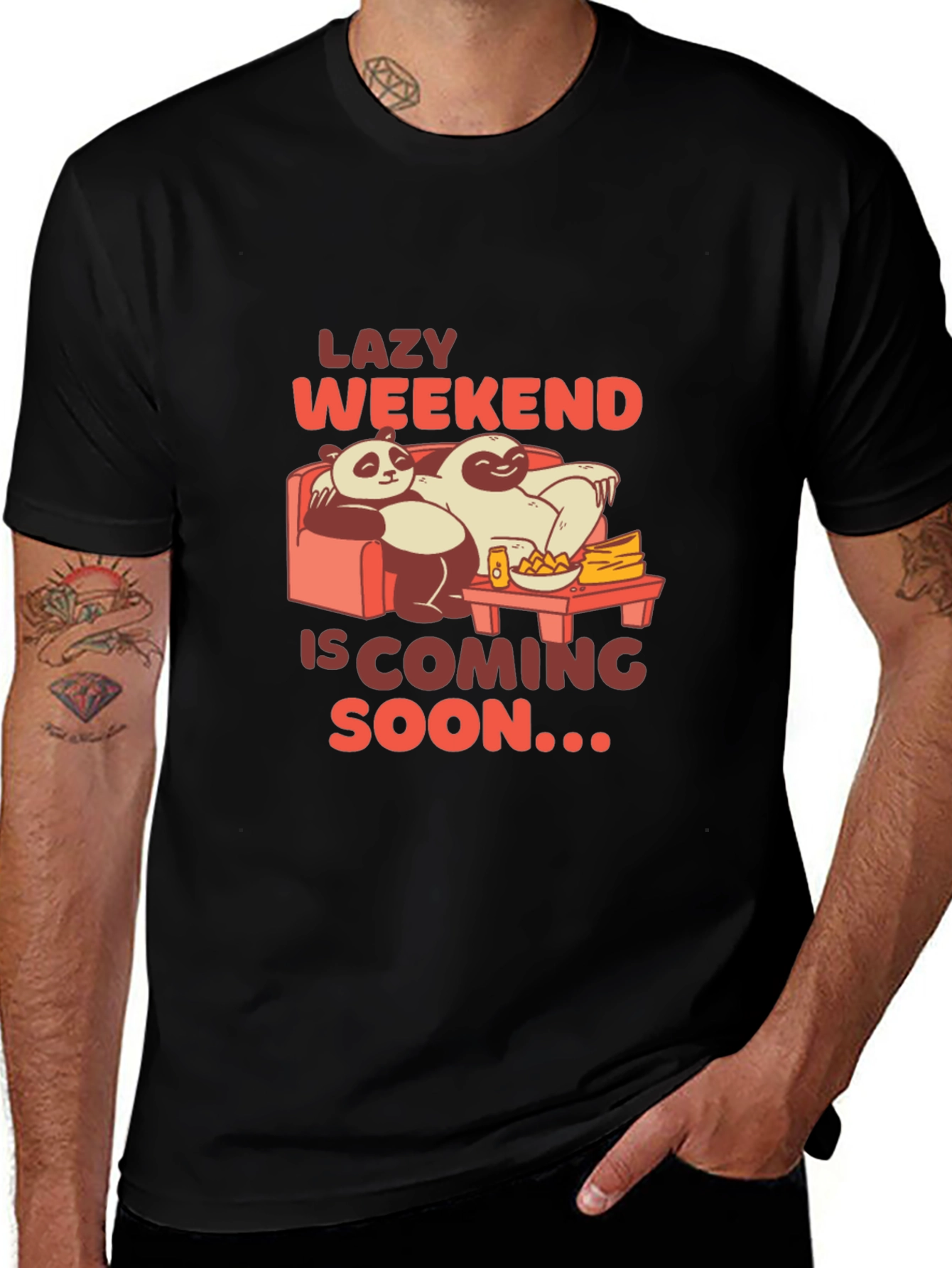 Variant 4 of Lazy Weekend T-Shirt