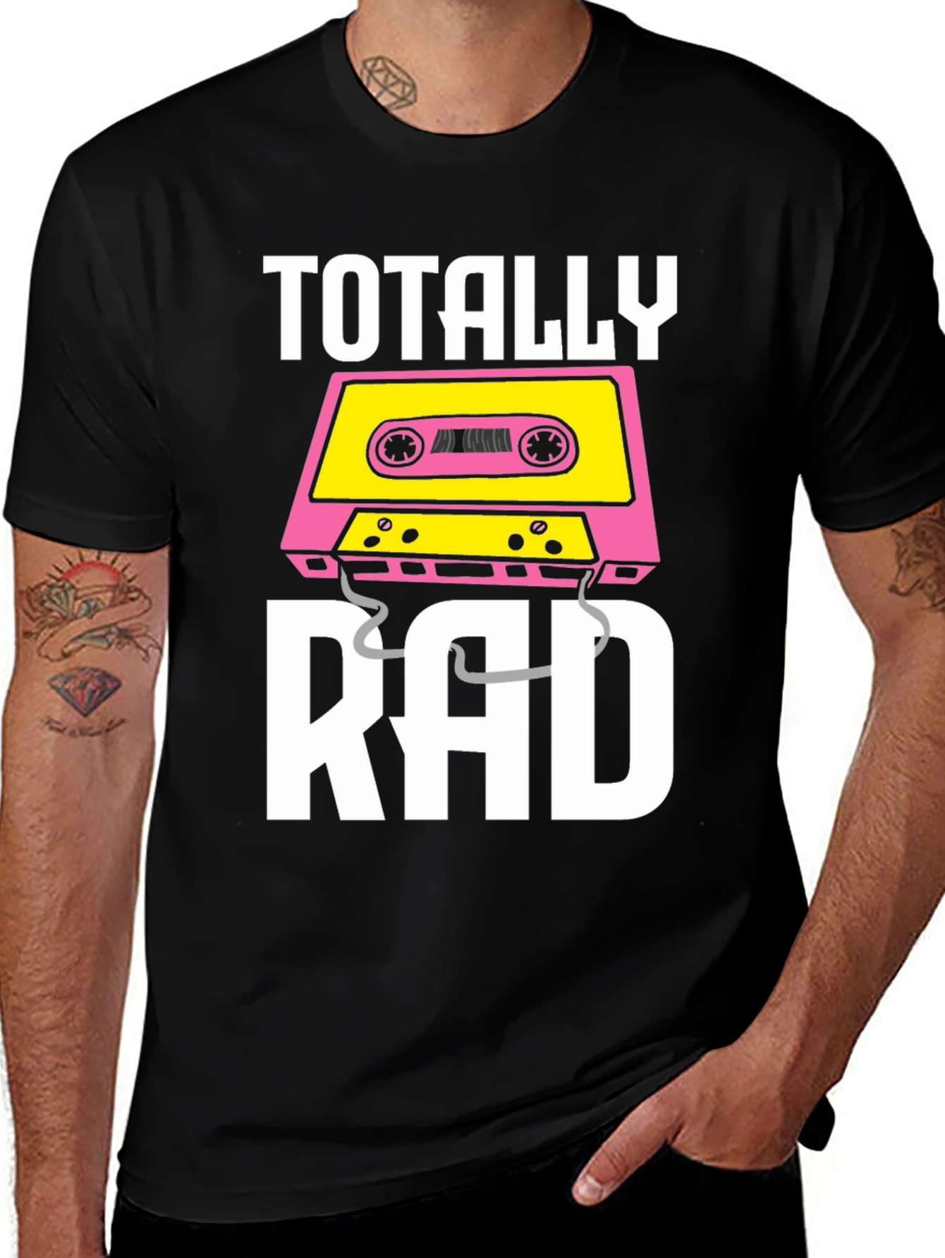 Variant 16 of Totally Rad Retro Cassette Tape T-Shirt