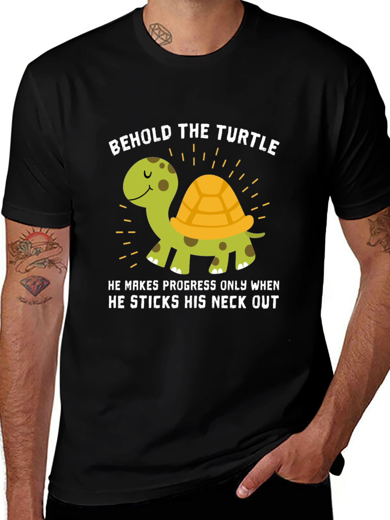 Behold the Turtle Graphic Tee - Progress Shirt