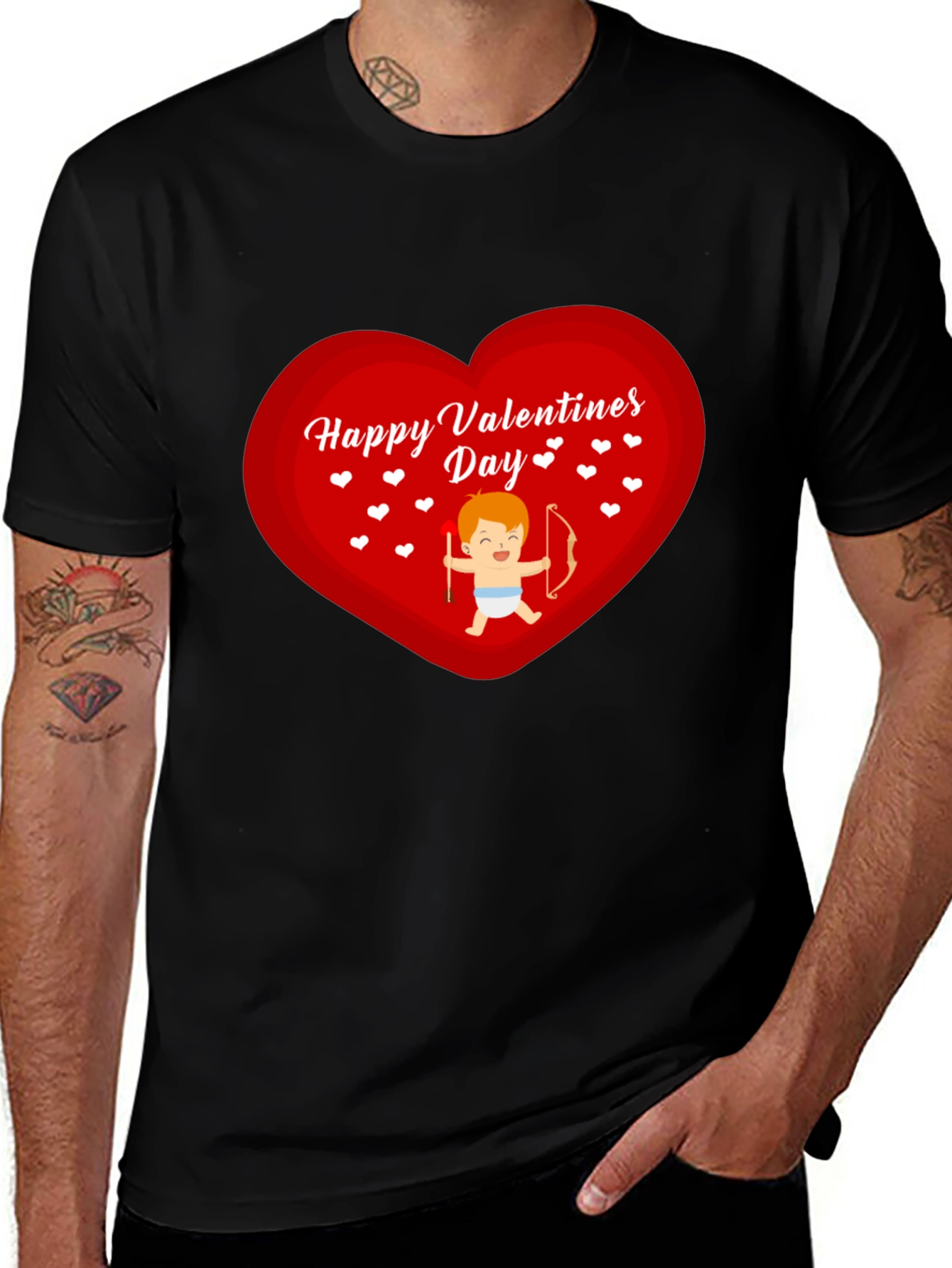 Variant 16 of Happy Valentines Day Cupid T-Shirt