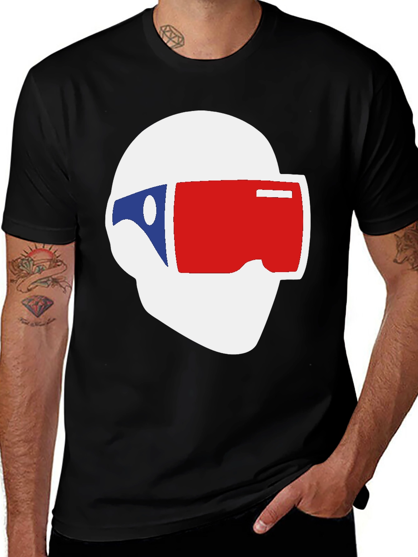 Variant 29 of VR Headset Graphic T-Shirt - Unique Design