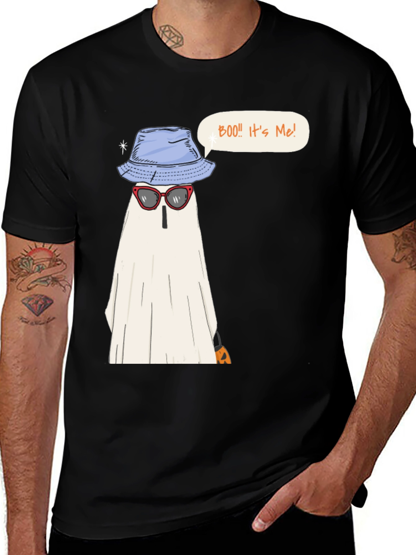 Variant 2 of Boo! It's Me! Ghost T-Shirt