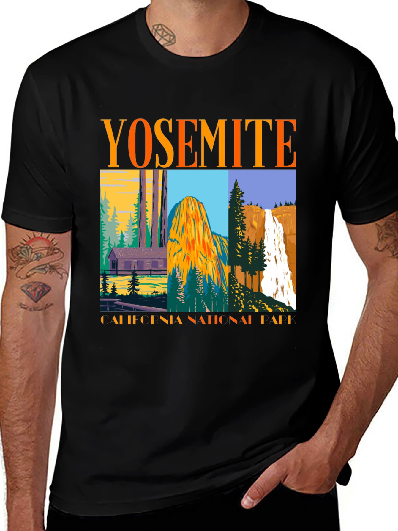 Yosemite National Park Graphic Tee