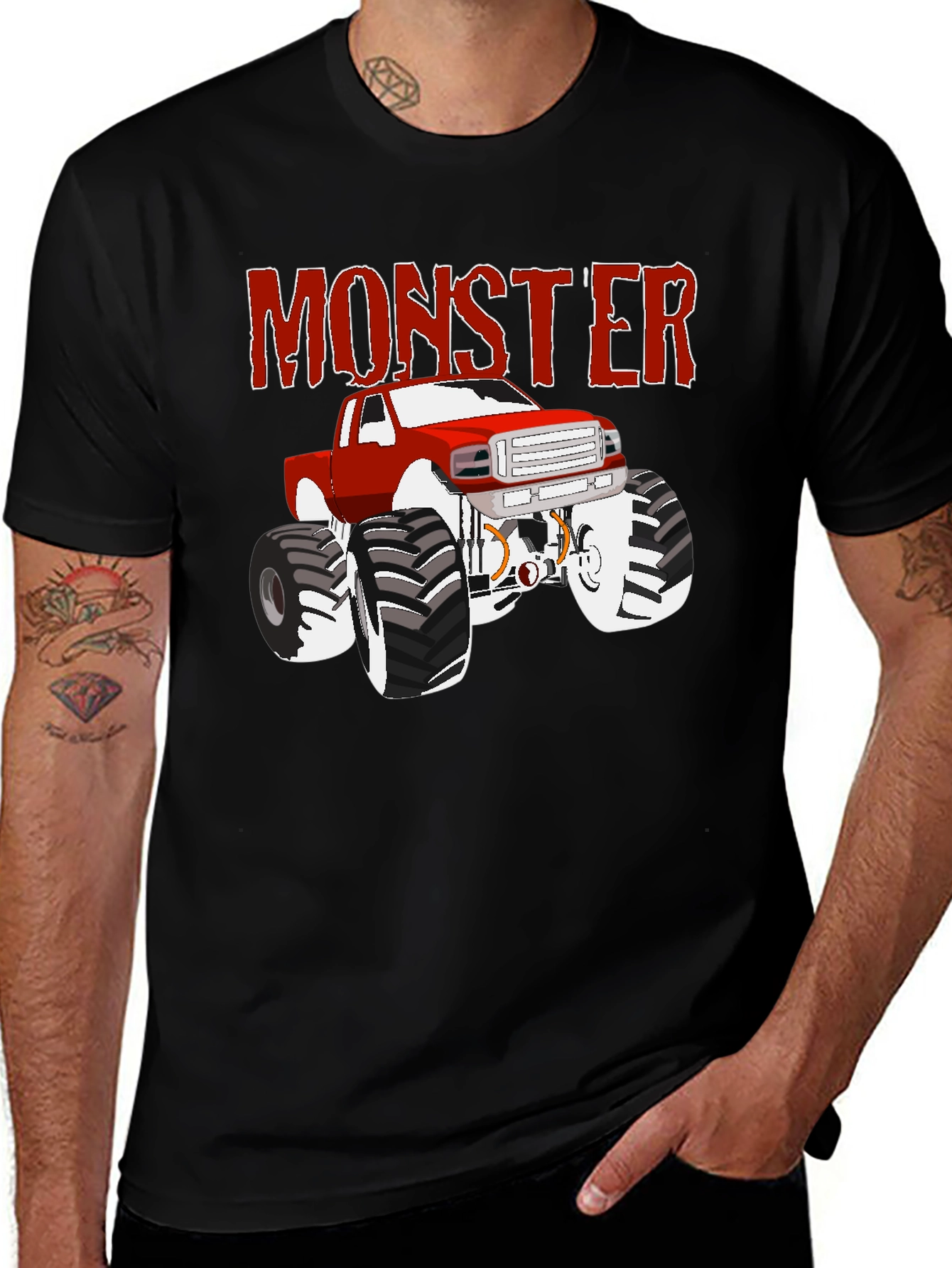 Variant 13 of Monster Truck Graphic T-Shirt