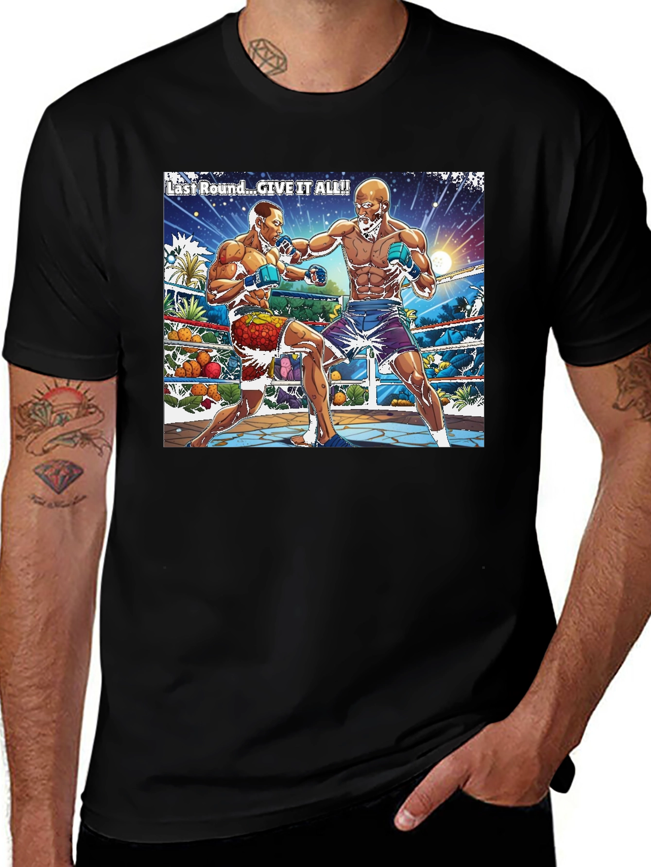 Variant 8 of Last Round Boxing Graphic T-Shirt