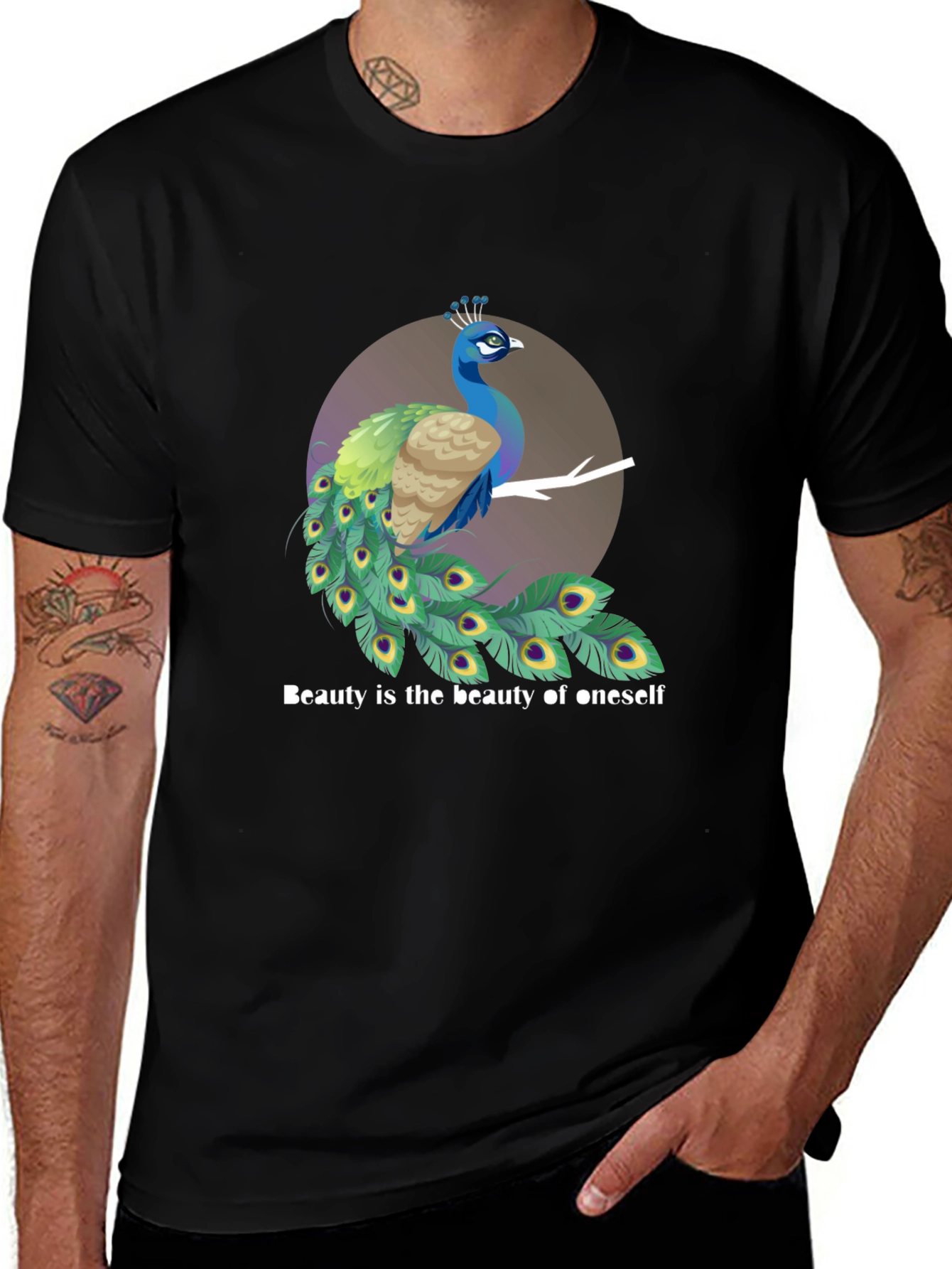 Variant 22 of Peacock Beauty Graphic Tee
