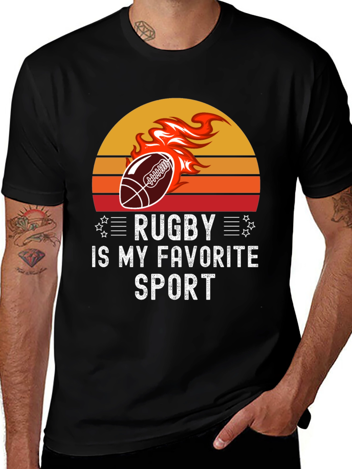 Variant 11 of Rugby is My Favorite Sport T-Shirt