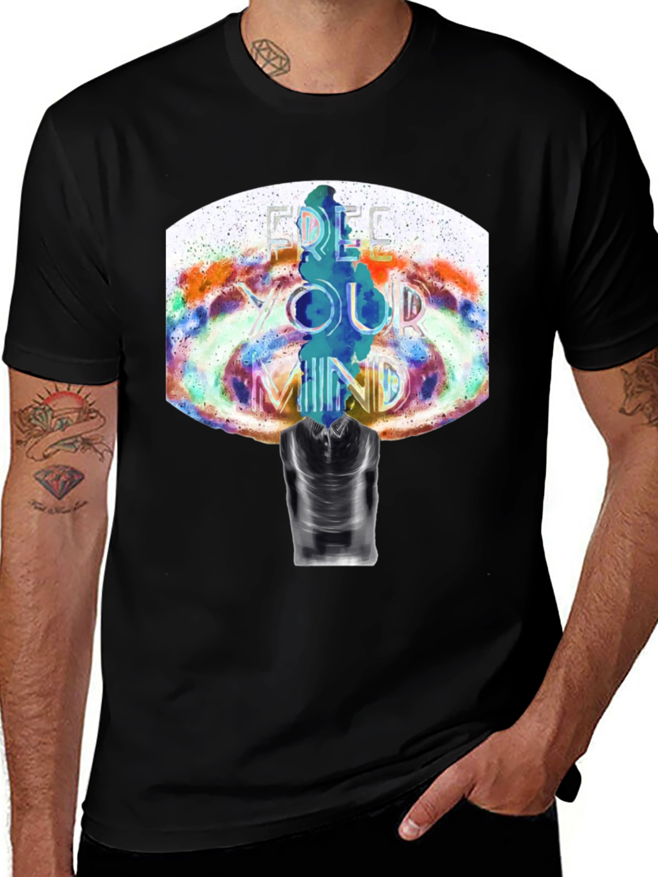 Variant 30 of Free Your Mind Graphic Tee - Stylish & Unique