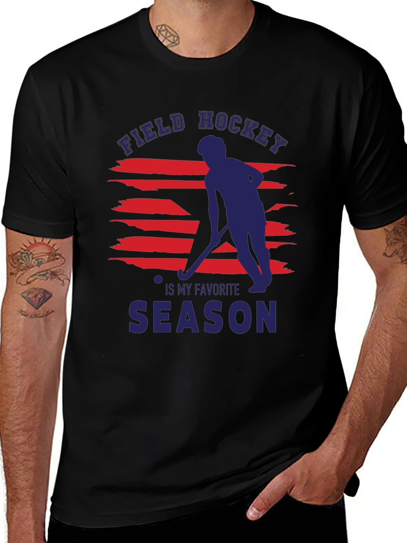 Variant 21 of Field Hockey Favorite Season Graphic Tee