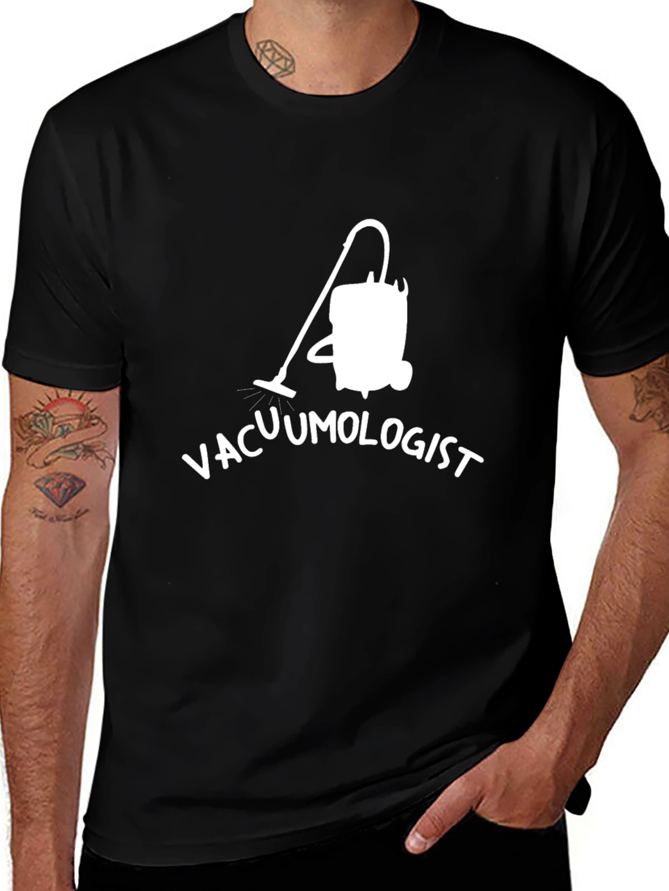 Variant 10 of Vacuümologist T-Shirt - Funny Novelty Graphic Tee